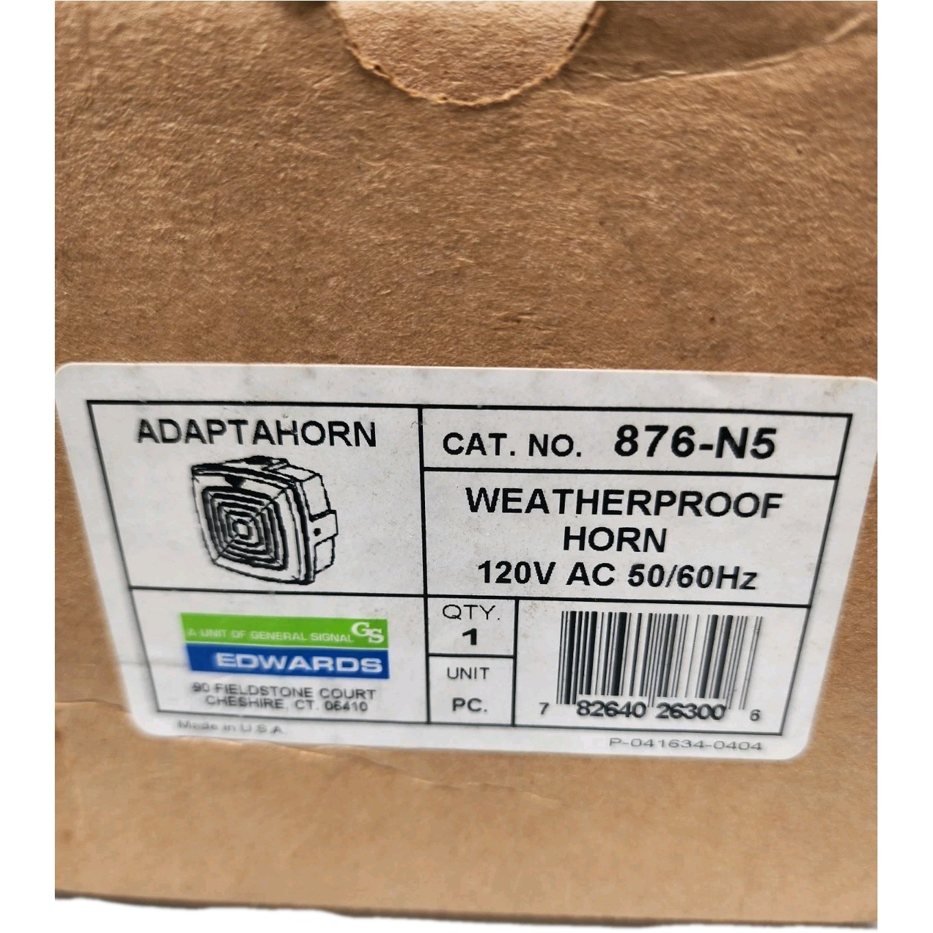 Edwards Signaling 20 VAC 50/60Hz Weatherproof Adaptahorn
