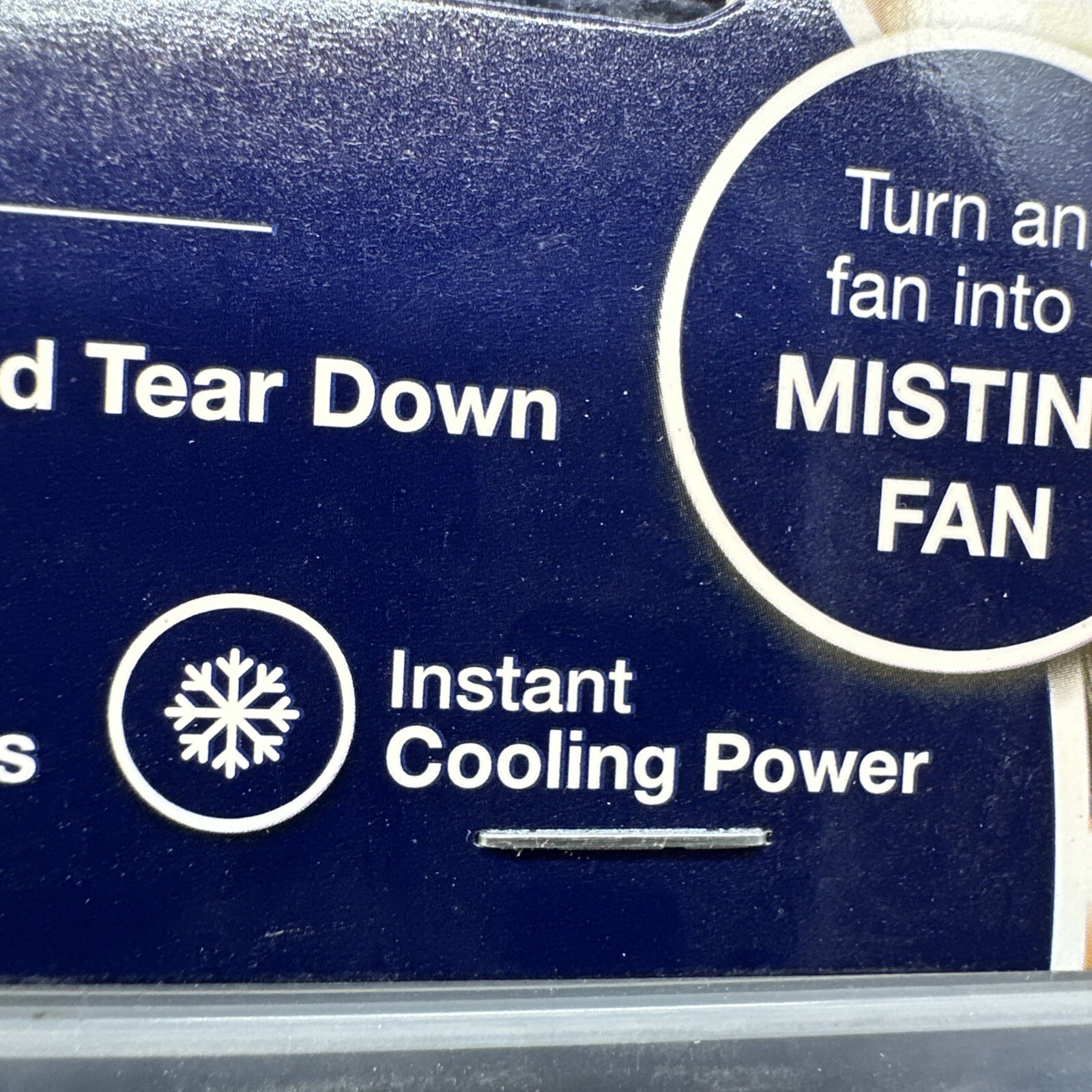 Outdoor Patio Water Mister - Fan Conversion Kit - Quick-Attach Easy Set Up