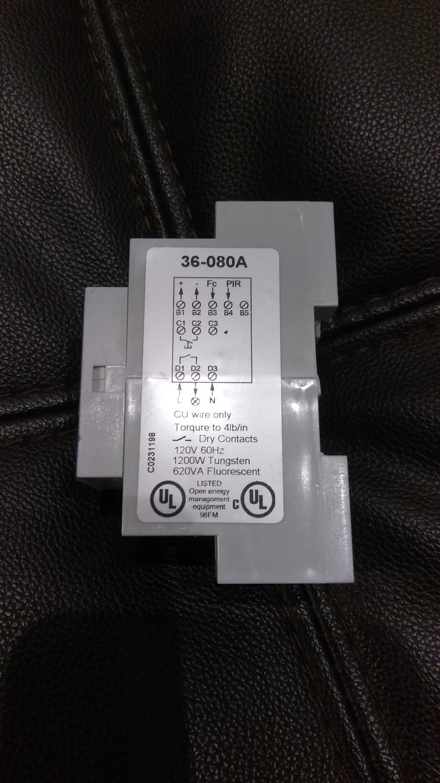 New Hubbell Servodan 36-080 DK-6400 LUXSTATOCM1Z120 Relay Control Module
