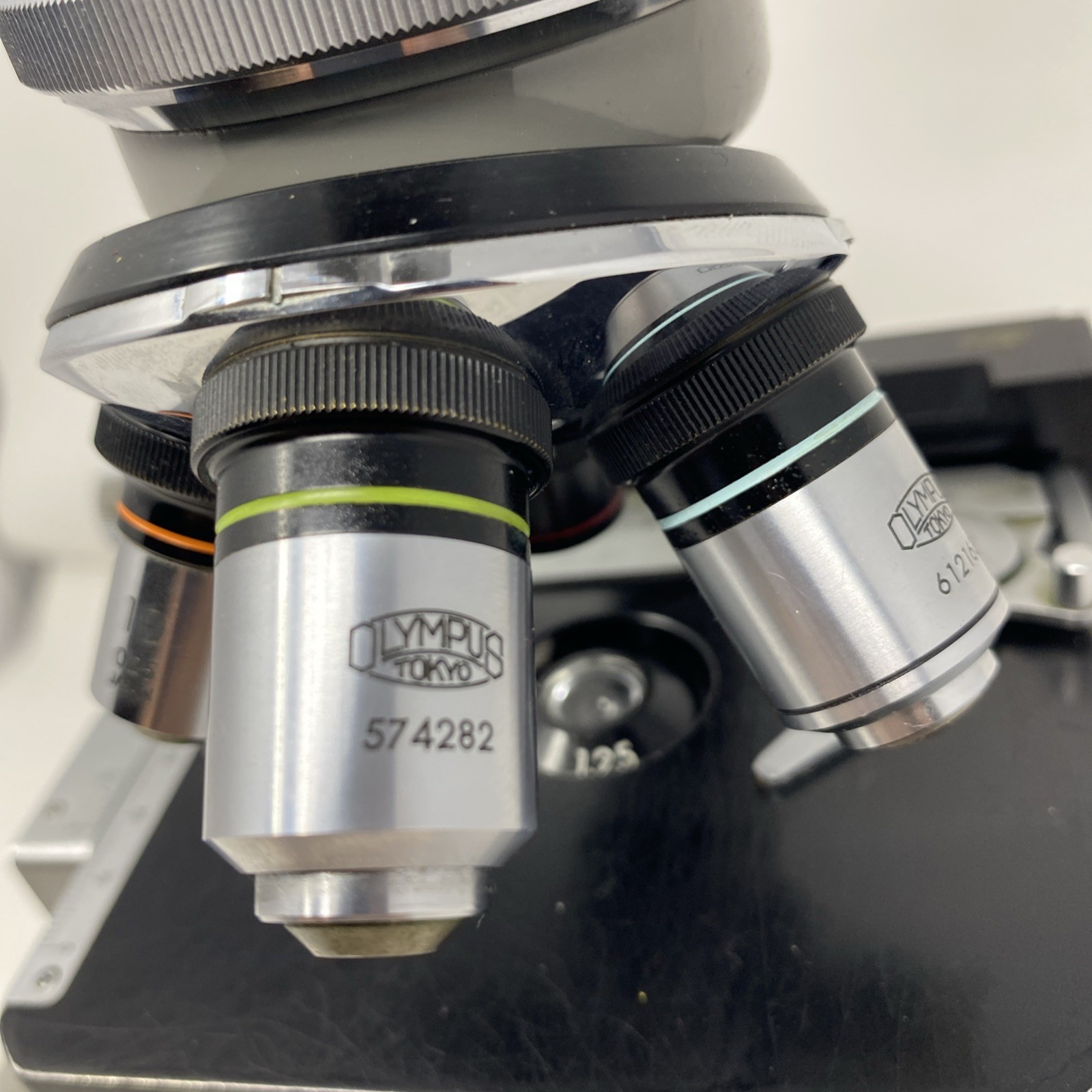 Olympus Model KHC Binocular Microscope.