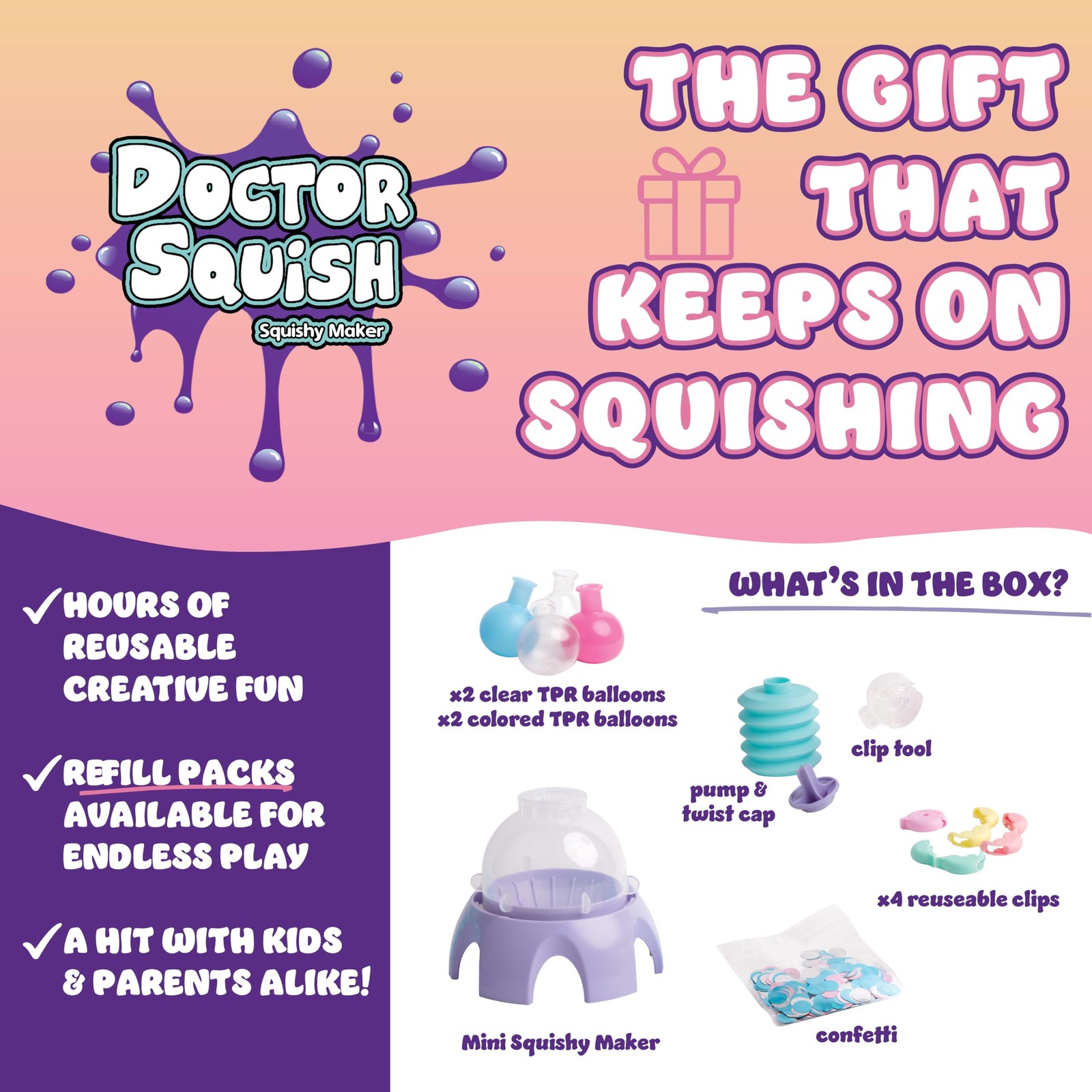 Mini Squishy Maker | DIY Squishy Making Kit for Kids Ages 5 & Up | Make Your ...