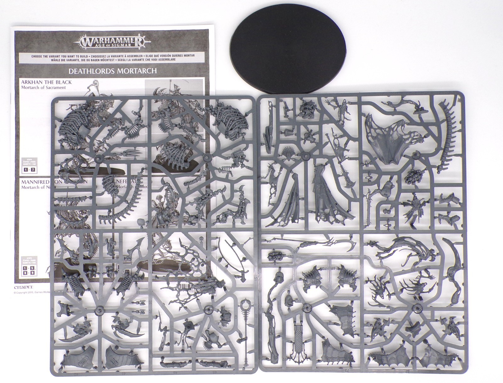Warhammer Deathlords Mortarch - New On Sprue Neferata / Arkhan / Mannfred