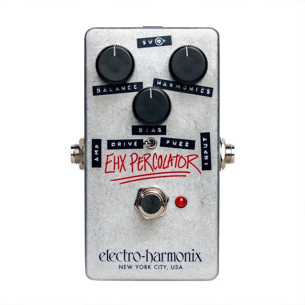 Electro-Harmonix EHX Percolator Overdrive Fuzz Guitar Effect Pedal