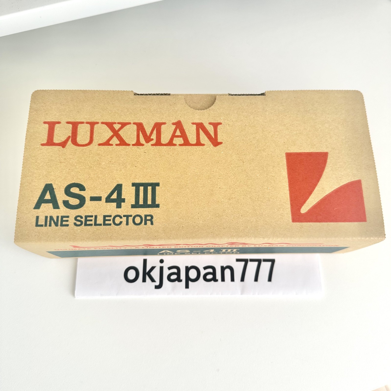 Luxman AS-4III RCA Line Selector 4 Channels  EXP New From Japan