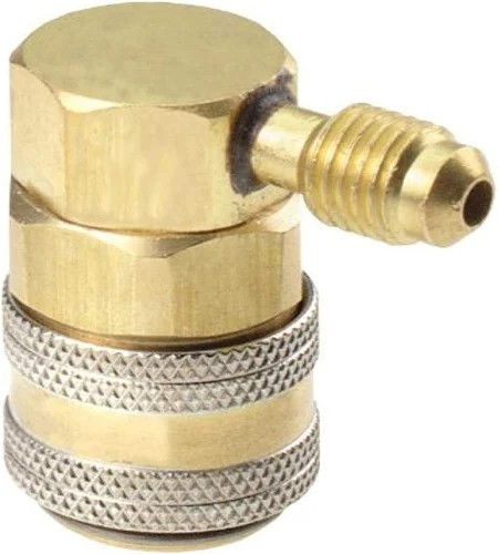 FJC 6010 1/4" 90 Degree R134A Low Side Quick Coupler