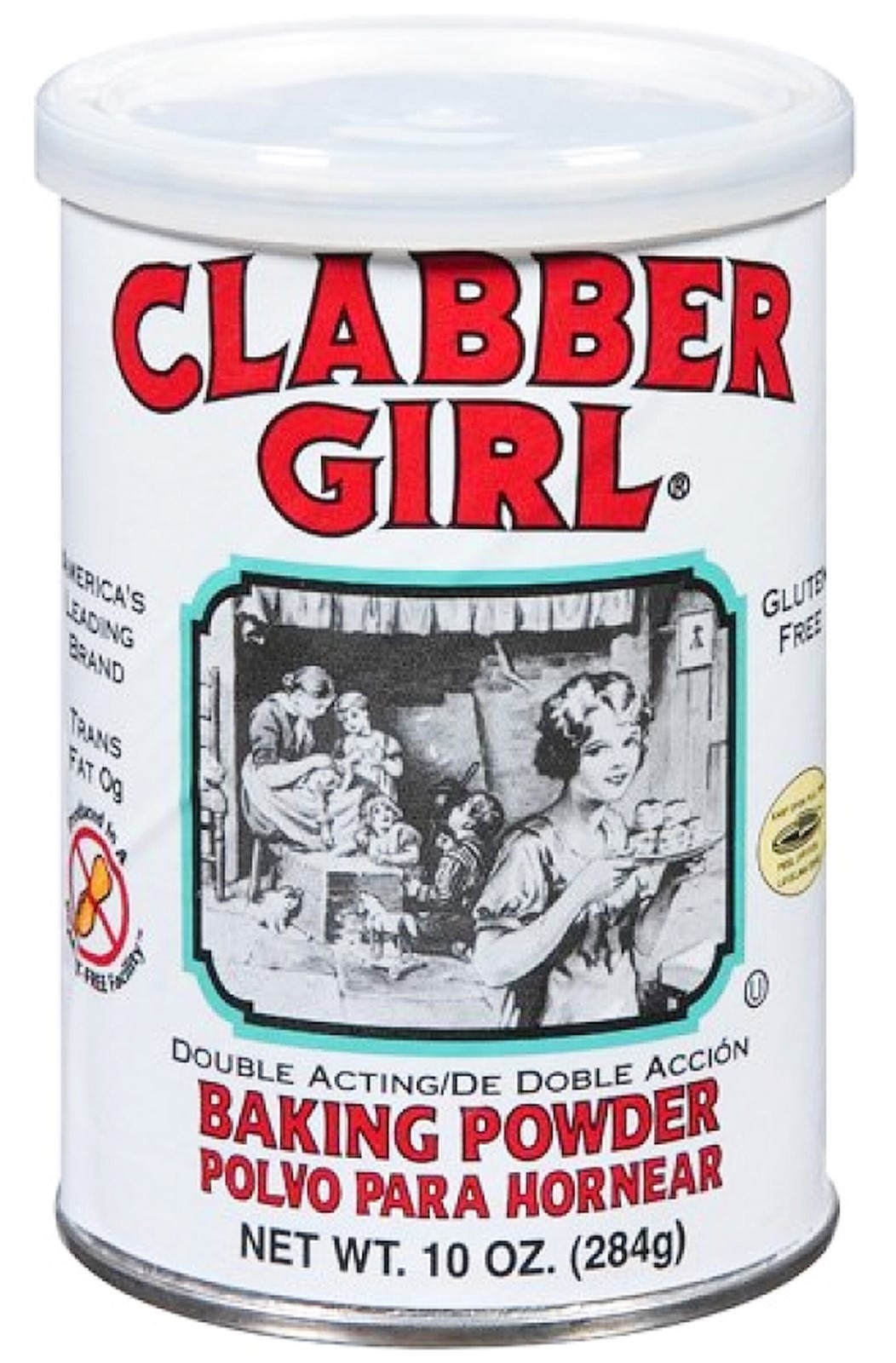 1 New CLABBER GIRL Double acting BAKING POWDER gluten free Zero trans fat 8.1 oz