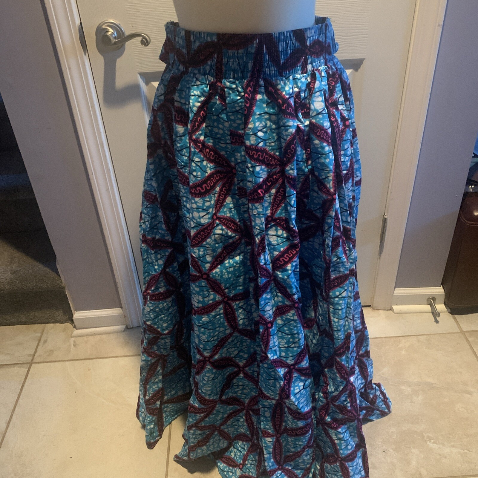 Aftican Style Maxi Skirt Colorful