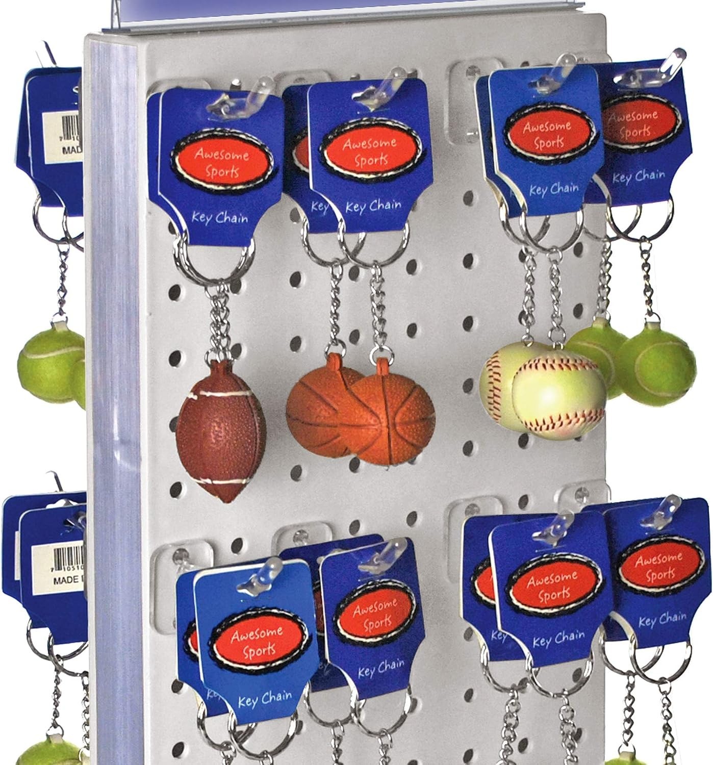 Versatile 2-Inch Pegboard Hooks - 50 Count in Clear, Black & White Options