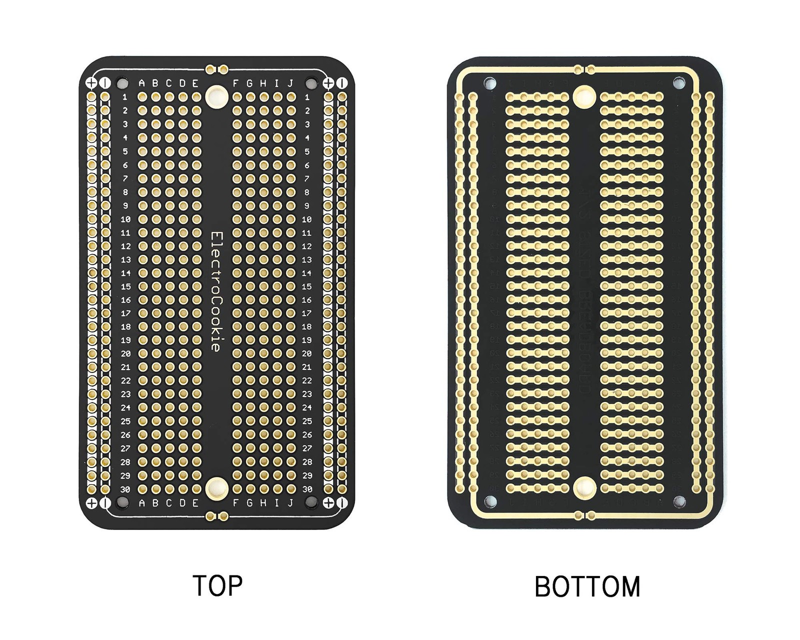 Prototype PCB Solderable Breadboard for Electronics Projects Compatible for D...
