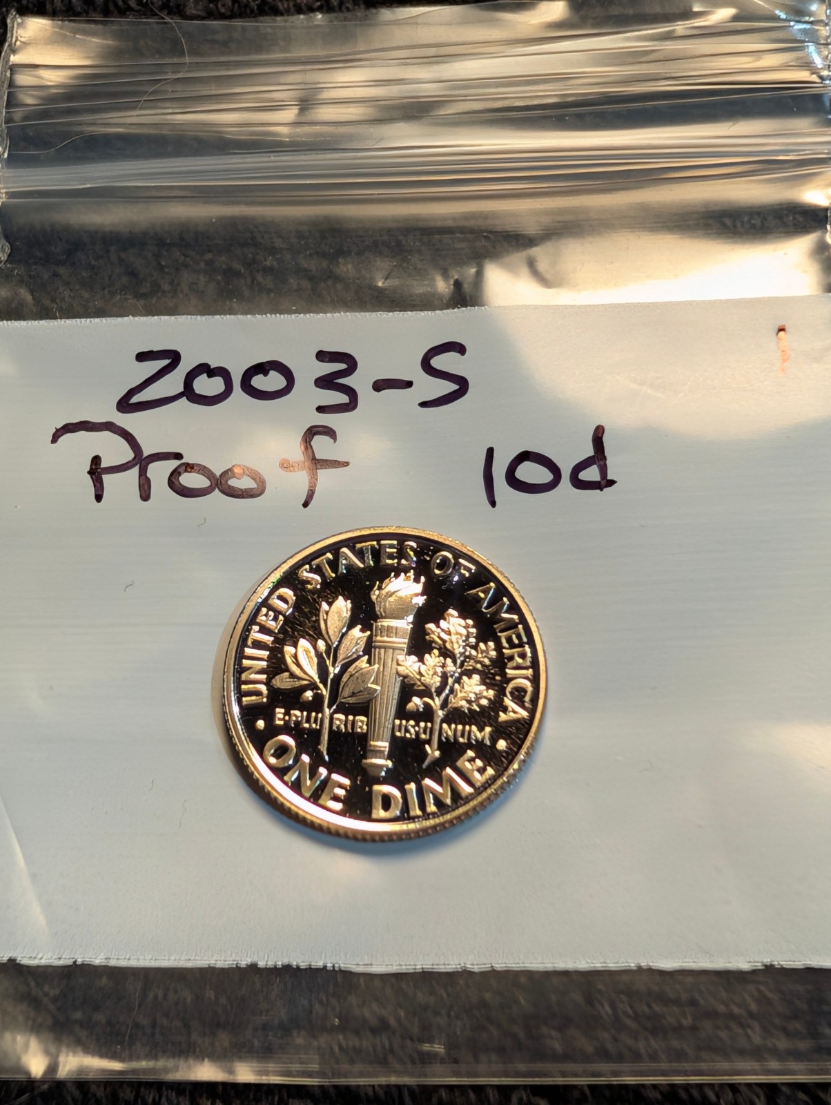 2003 S Proof Roosevelt Dime ** From Proof Set **