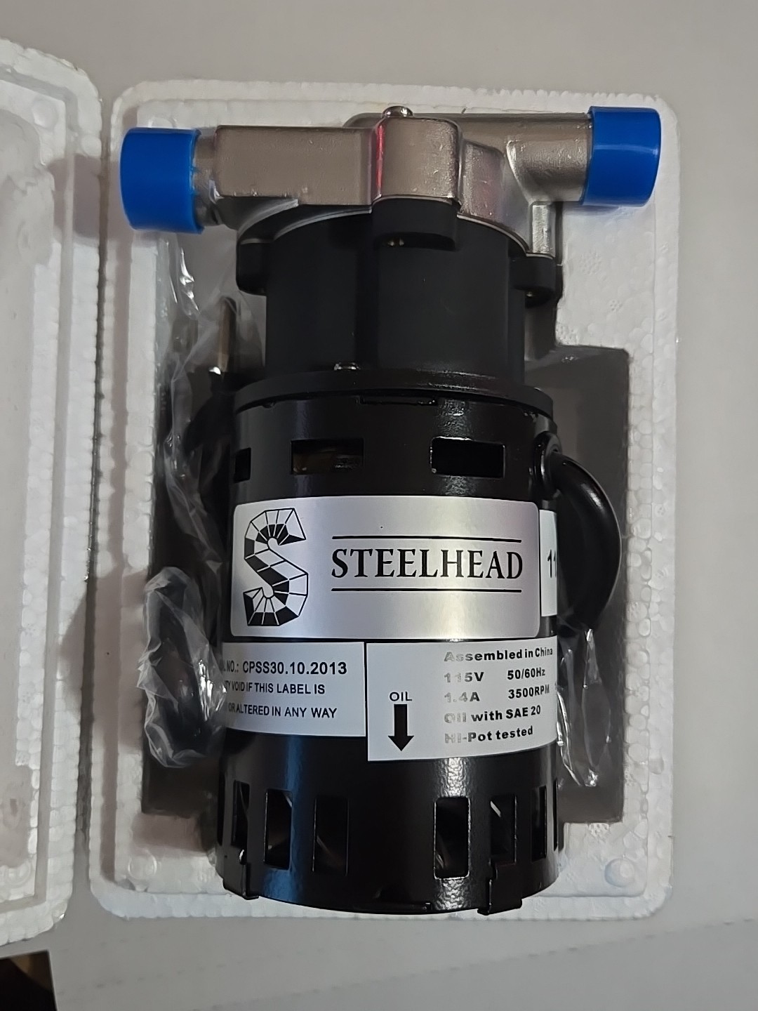 Steelhead Pump SS Inline CPSS30 115V  New in Open Box
