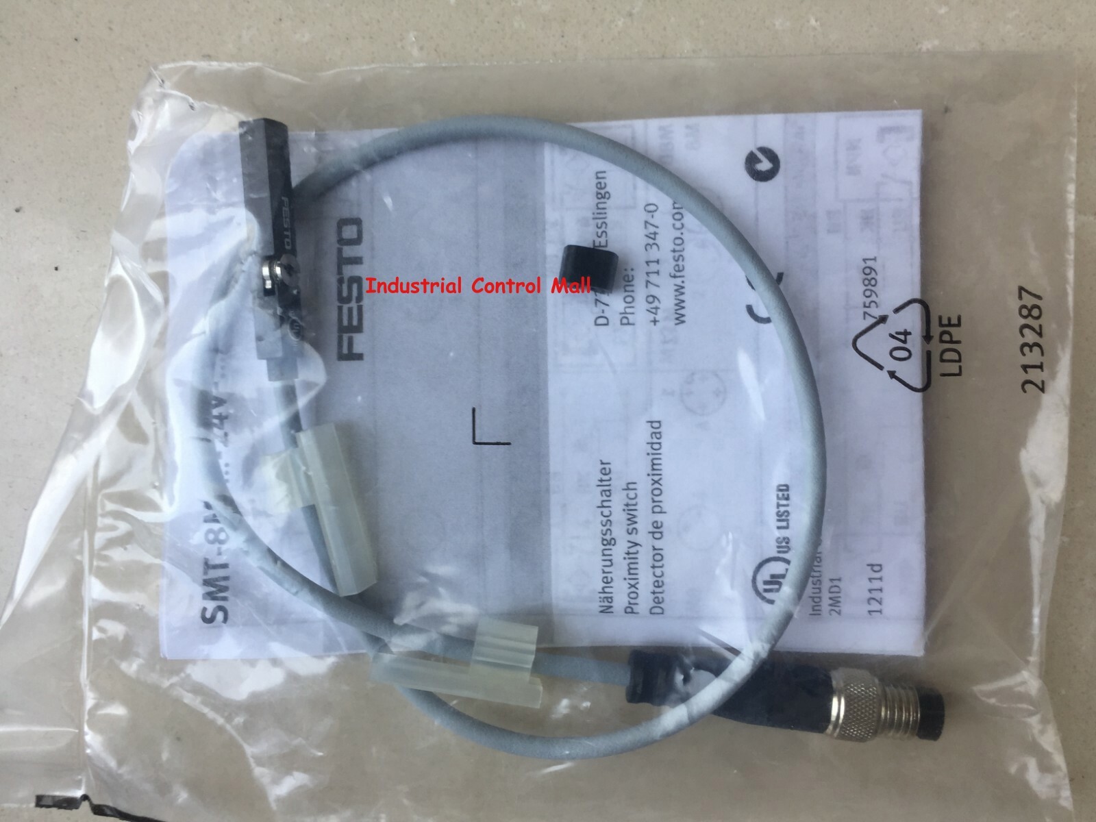 1PC New For FESTO SMT-8M-PS-24V-K-0.3-M8D Switch Sensor 543866 Free Shipping
