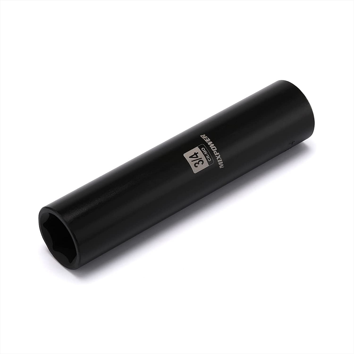 1/2" Dr. x 3/4-inch Extra Long Deep, 6 Point Impact Socket, Cr-Mo Alloy Steel, R