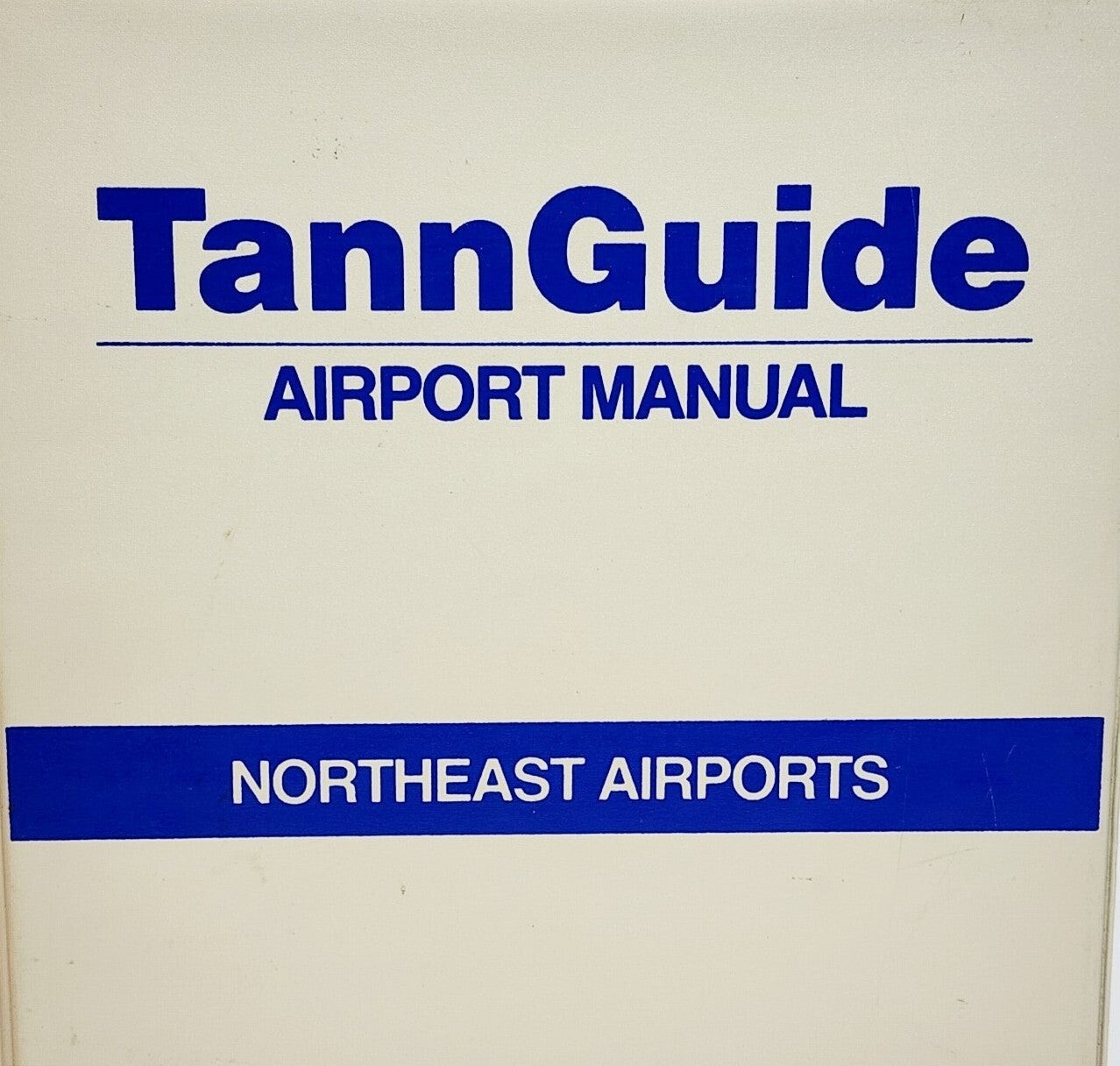 1989 Tann Guide Airport Manual Northeast Vintage Transportation Aviation HBS