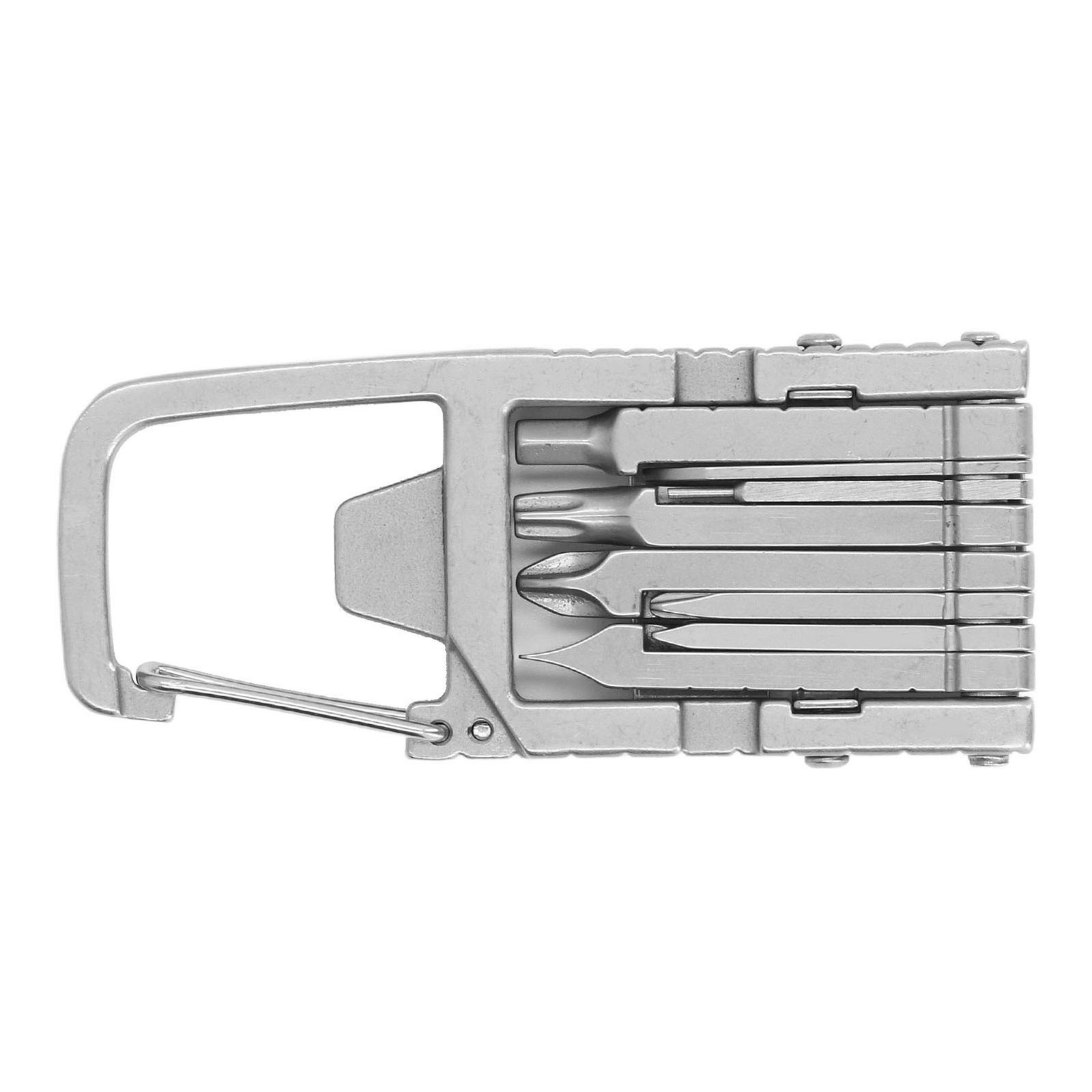 Keychain Multitool 12 In 1 Folding MultiTool Stainless Steel Outdoor Screwdriver