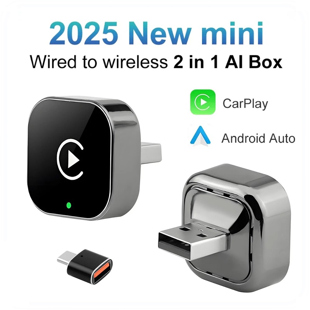 2025 USB Wireless CarPlay Adapter For iPhone Apple Wireless Dongle Plug ＆ Play