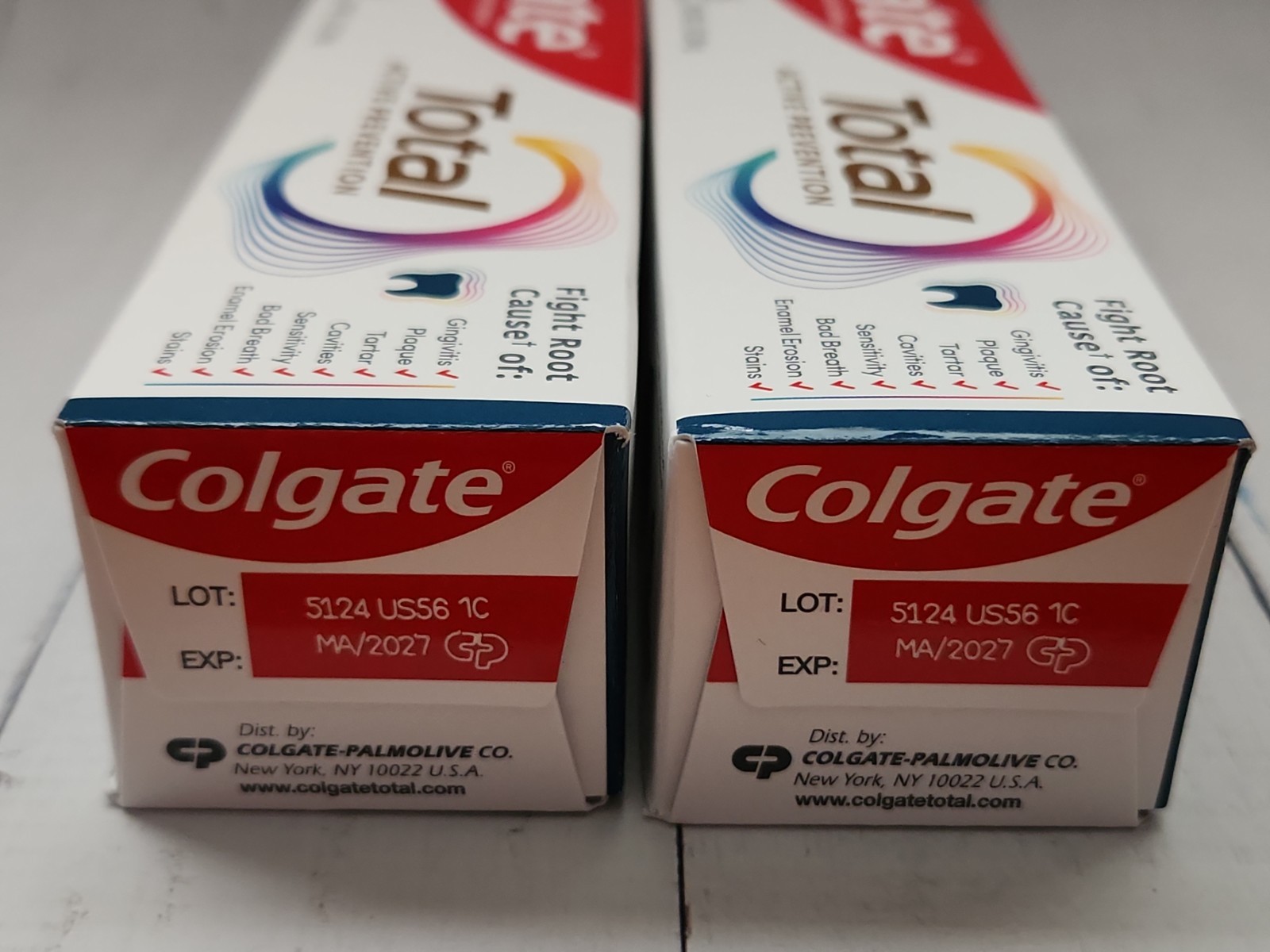 (Pack of 2) Colgate Total Active Prevention Deep Clean Toothpaste, 5.1 fl oz