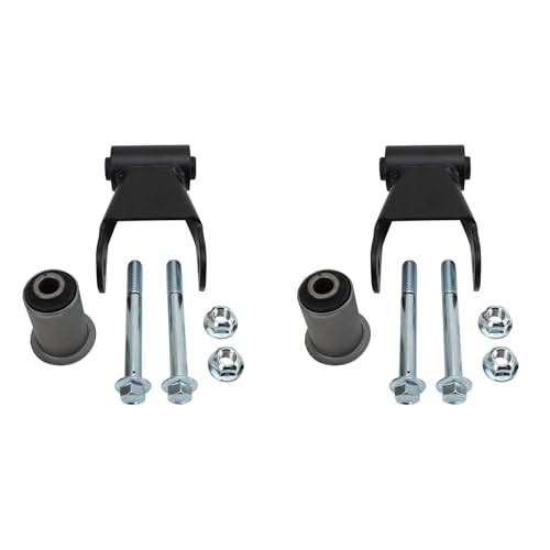 Rear Rearward Leaf Spring Shackle Driver & Passenger Side ward Compatible