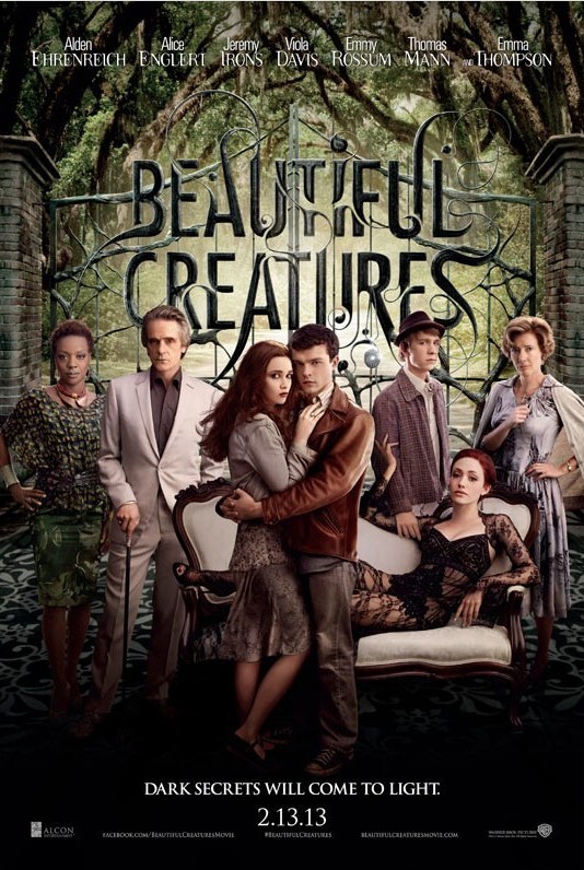 Beautiful Creatures 2013 mini movie poster Viola Davis Jeremy Irons Emmy Rossum