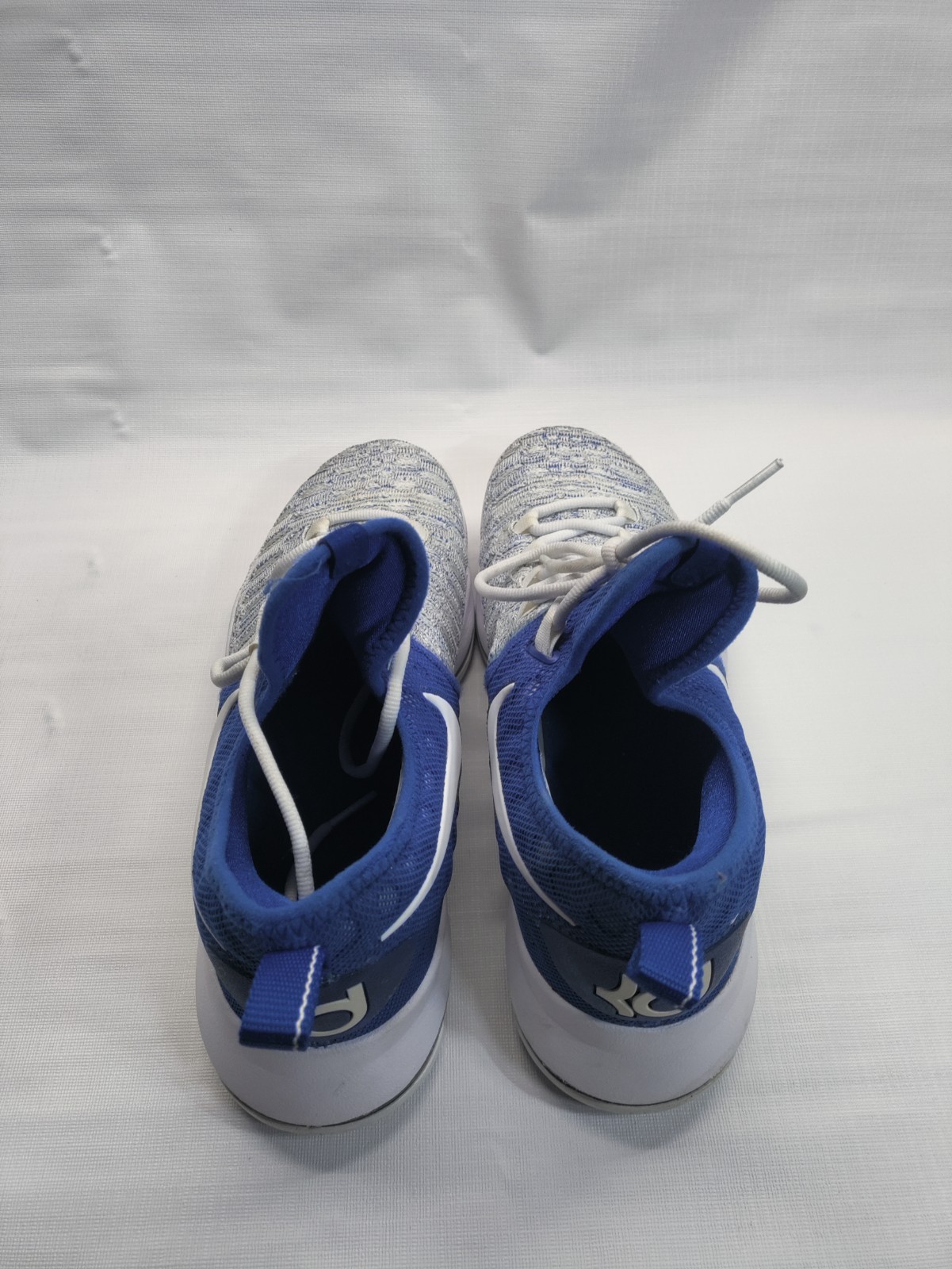 Nike Zoom KD 9 Home Sneaker Shoe Mens 9.5 Game Royal / White 843392- 411
