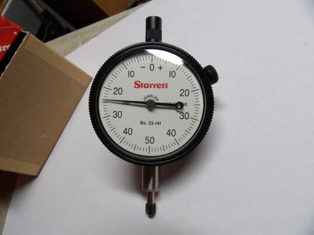 STARRETT #25-141J Dial Indicator - .001" Graduation  .250" Range  New in Box