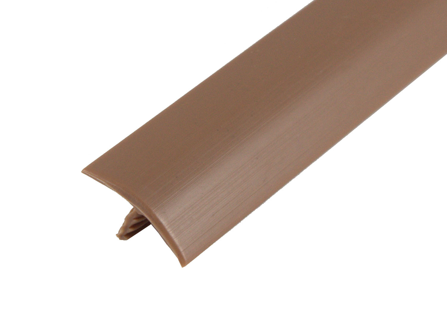 20ft Roll of 3/4" Light Brown Plastic T-Molding for Arcade Game, Cabinet, Tables