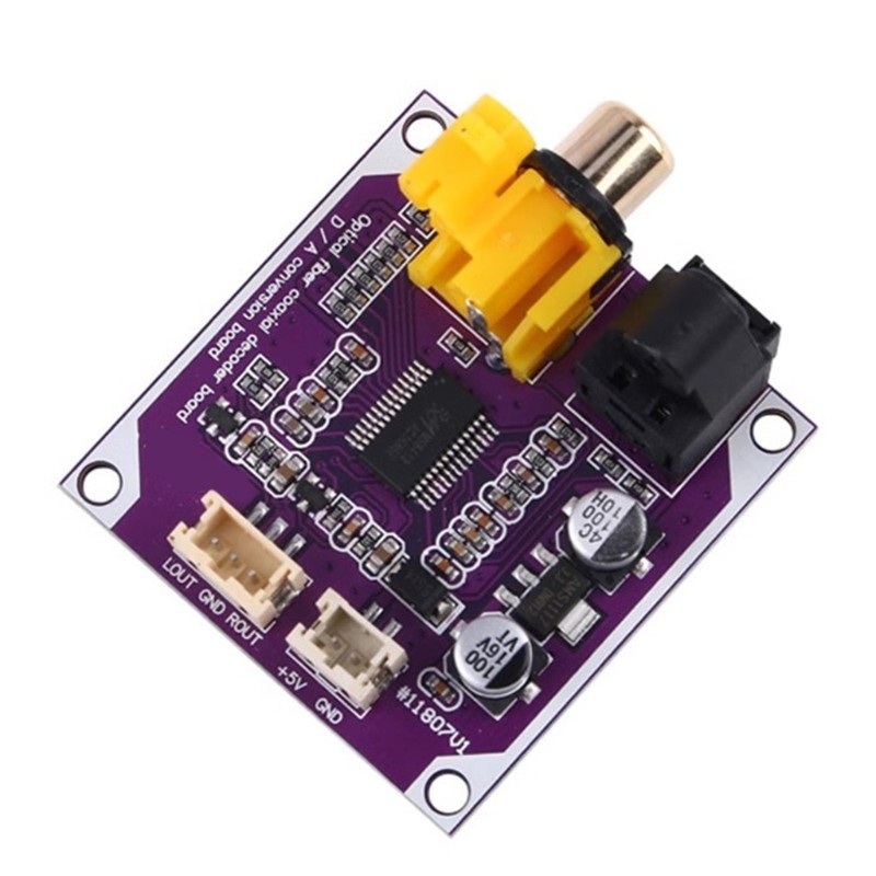 Advanced Decoding Board Featuring Opt Input for 24Bit 192K Stereo