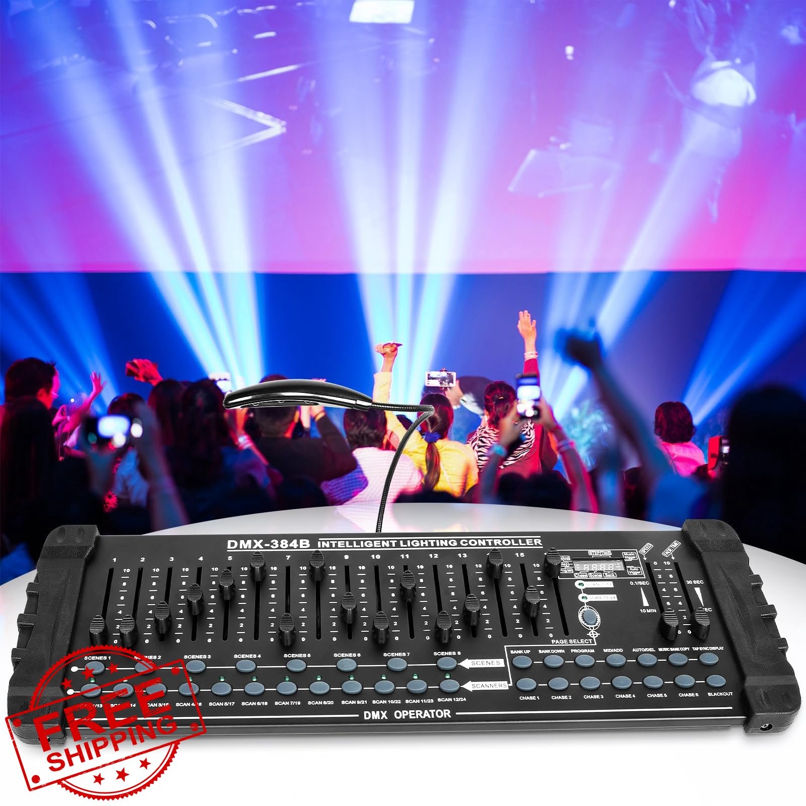 Xelletye DMX Controller 384CH Black