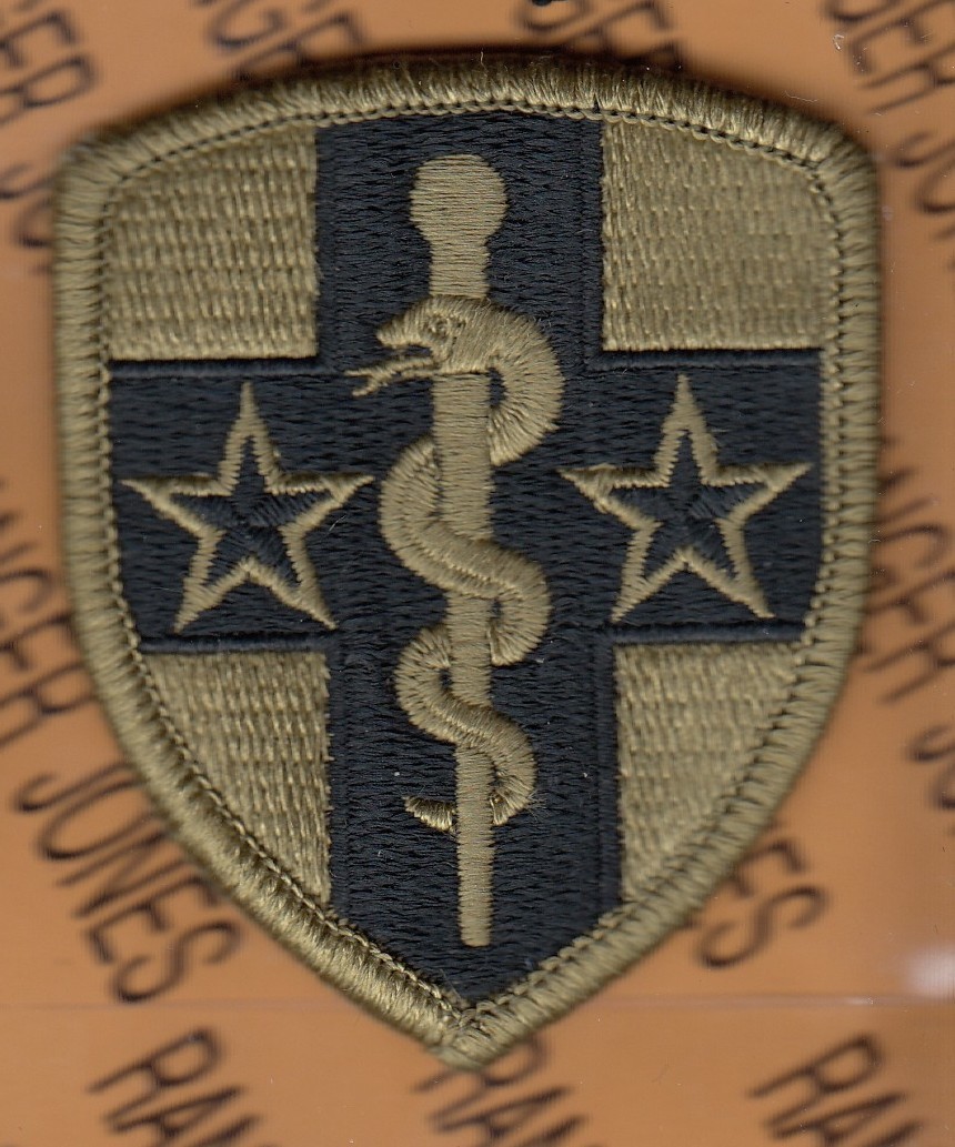 US Army Reserve Medical Command USARMC ~3.25" OCP w/ HOOK patch m/e