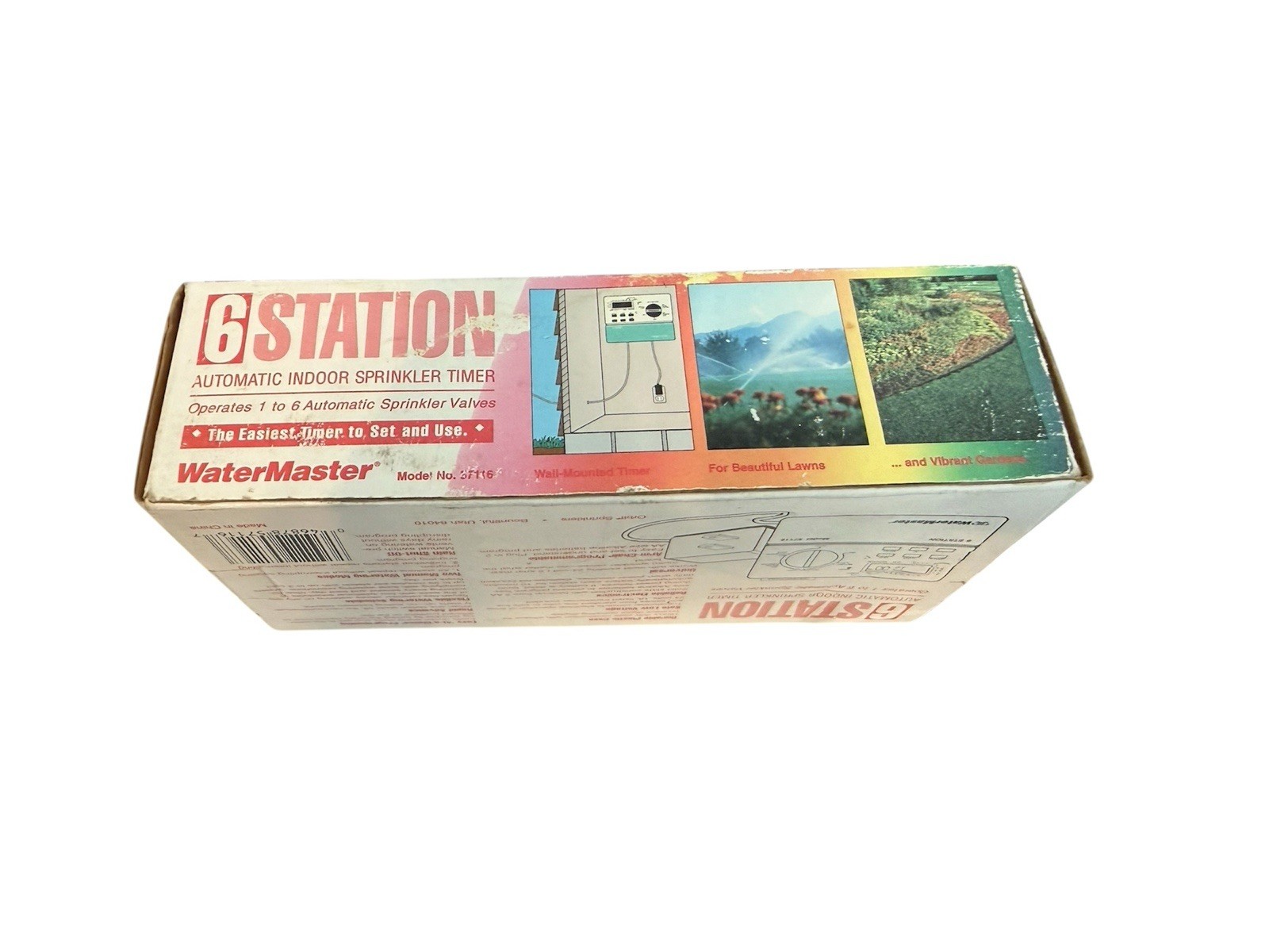 WaterMaster Orbit 6 Station Automatic Indoor Sprinkler Timer Model 57116 NOS