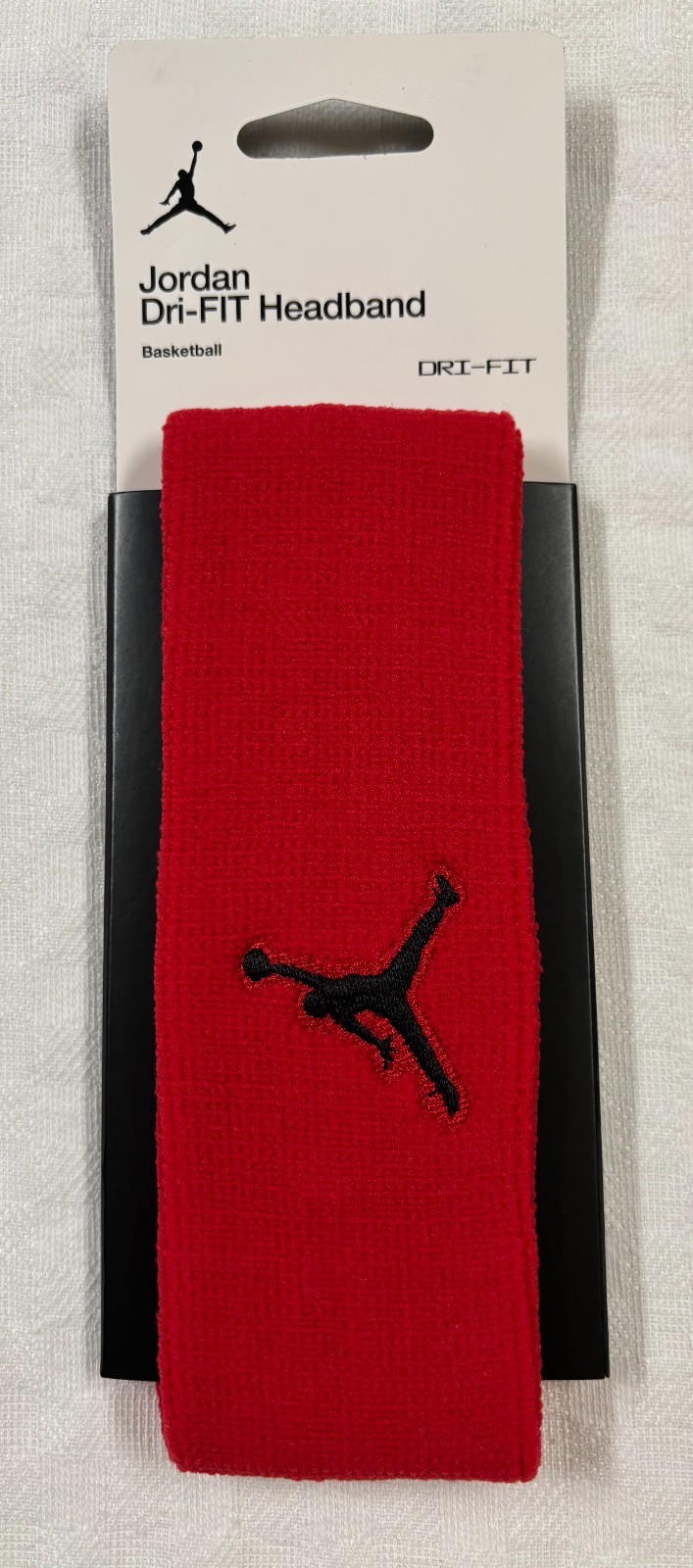 Nike Air Jordan Dri Fit Jumpman Headband Sweat Band, Red (9998.03)