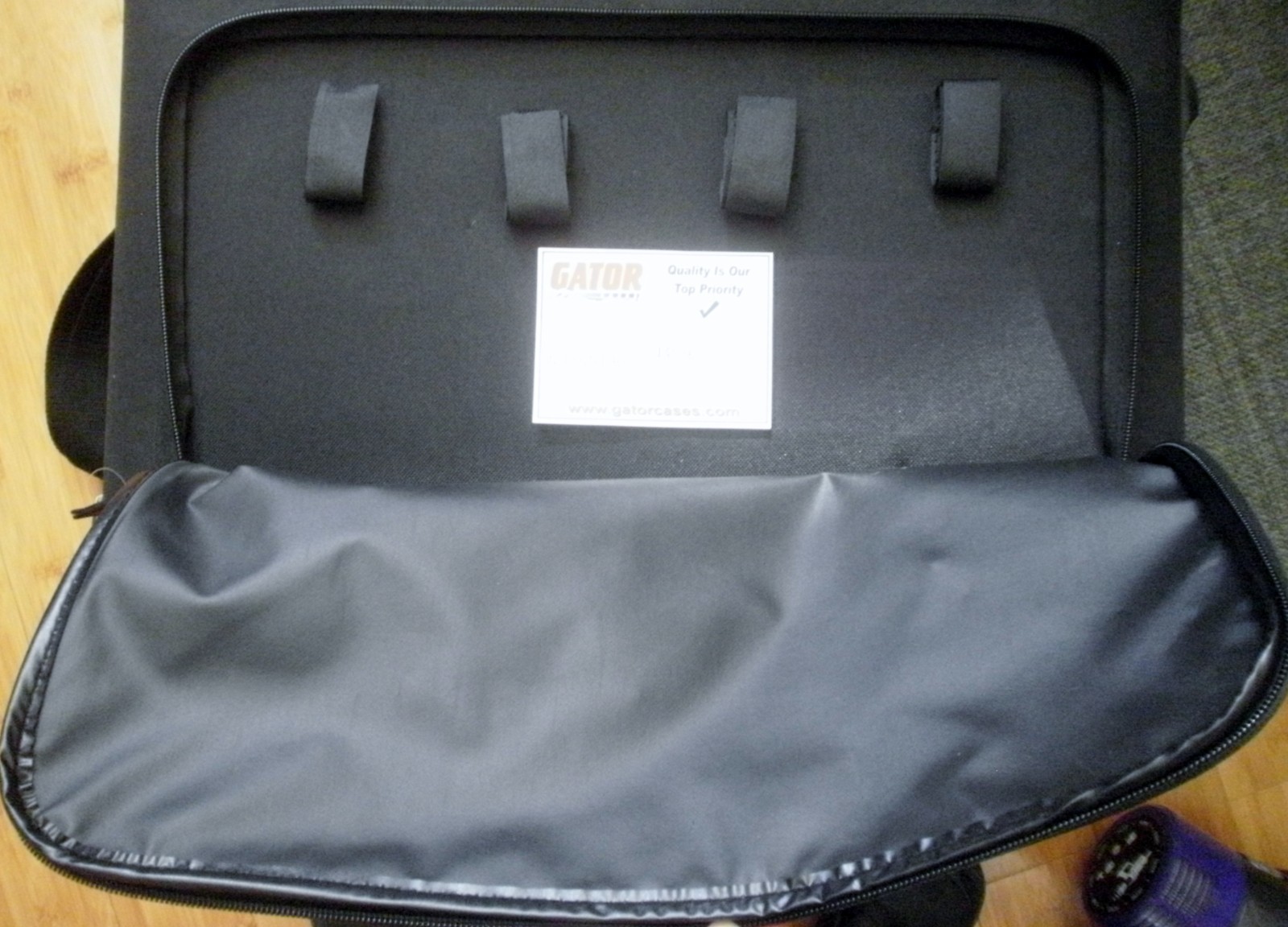 Gator Case Lightweight Rack Bag Pull Handle & Wheels 4U Rack GR-RACKBAG-4UW