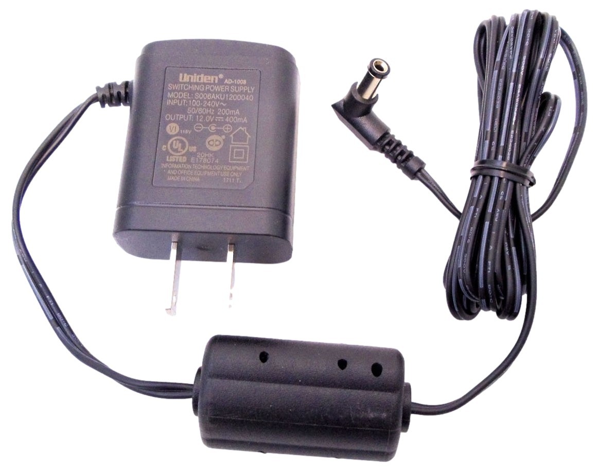Uniden BADG1071001 Replacement AD1008 AC Adapter Power Supply