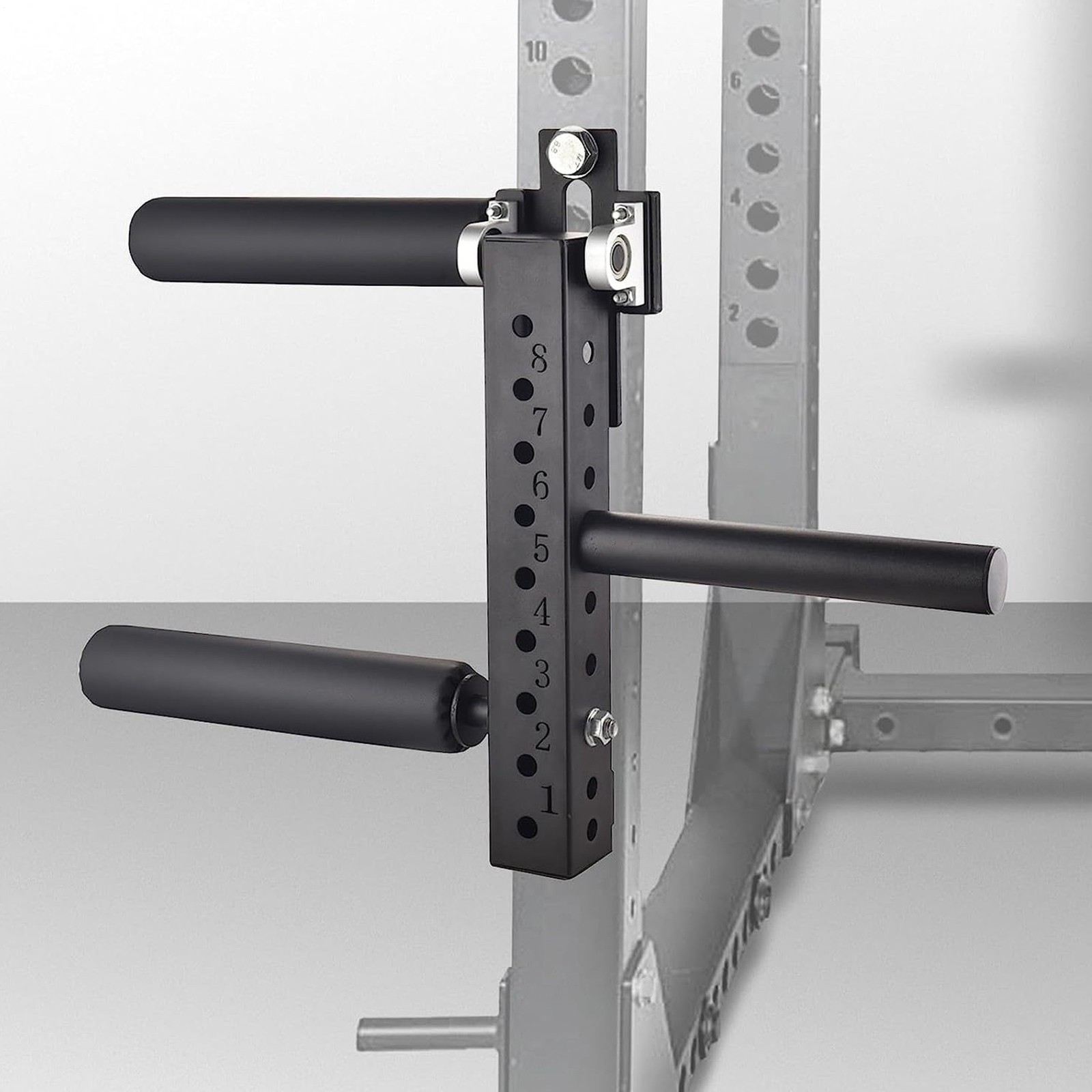 Adjustable Power Rack Mounted Leg Extension Curl Machine for Home Gym Equipment-
