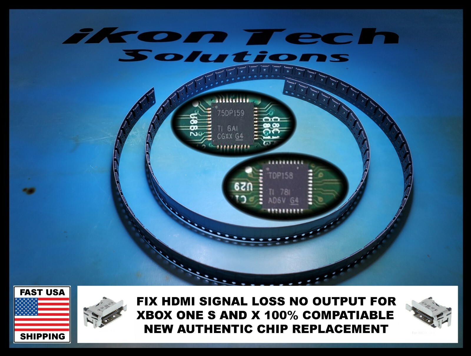 Xbox One X S HDMI Retimer IC Chip TDP158 75DP159 Buy 5 get 1 free DIRECT FROM TI