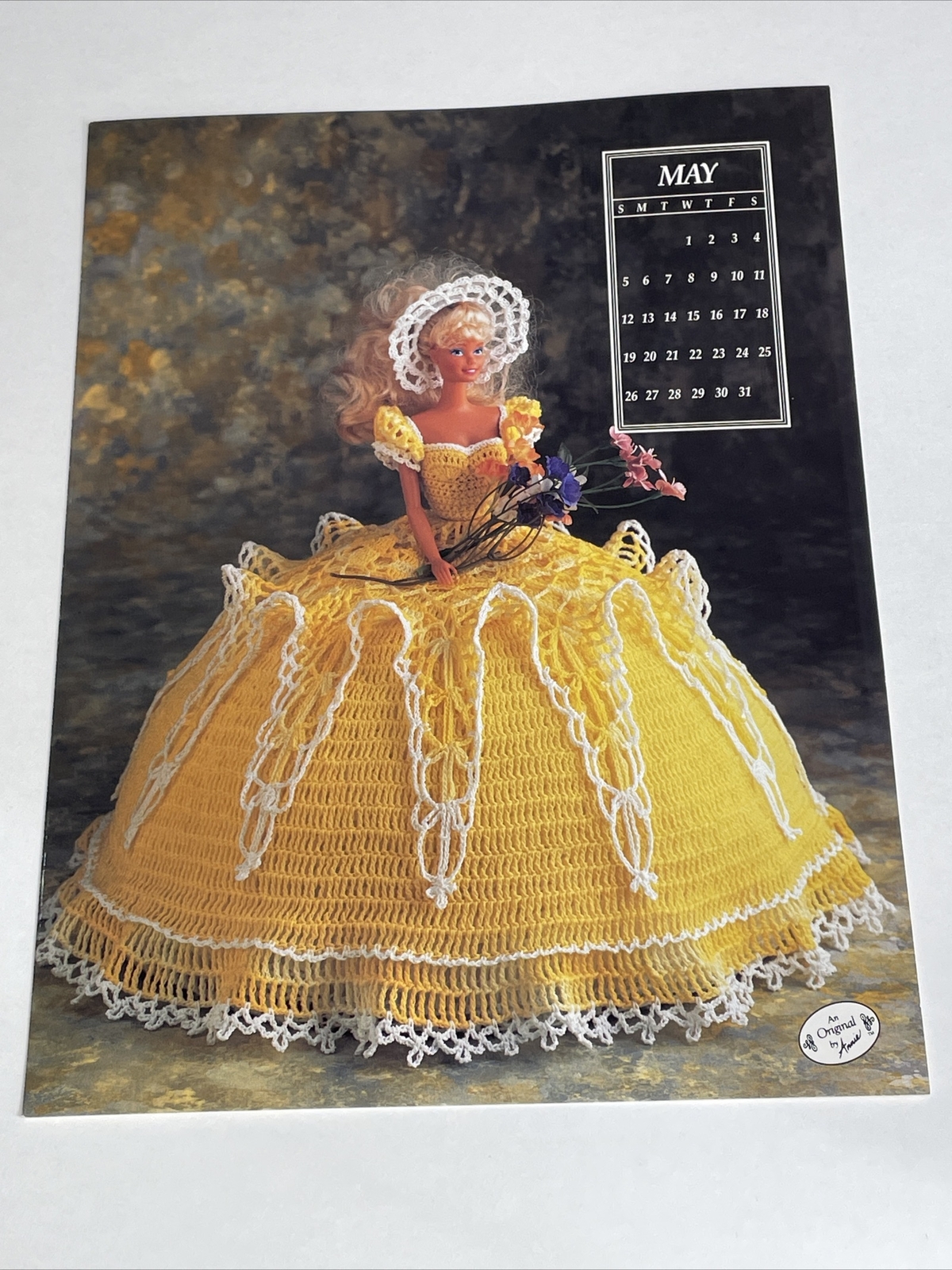 Miss May 1991 Size 11 1/2" Fashion Doll Dress Crochet Pattern