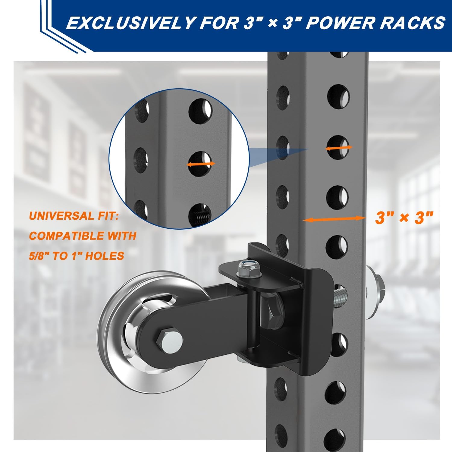 Aluminum Alloy LAT Pulldown Pulley Attachment for Cable Machines, Smooth-Mach...