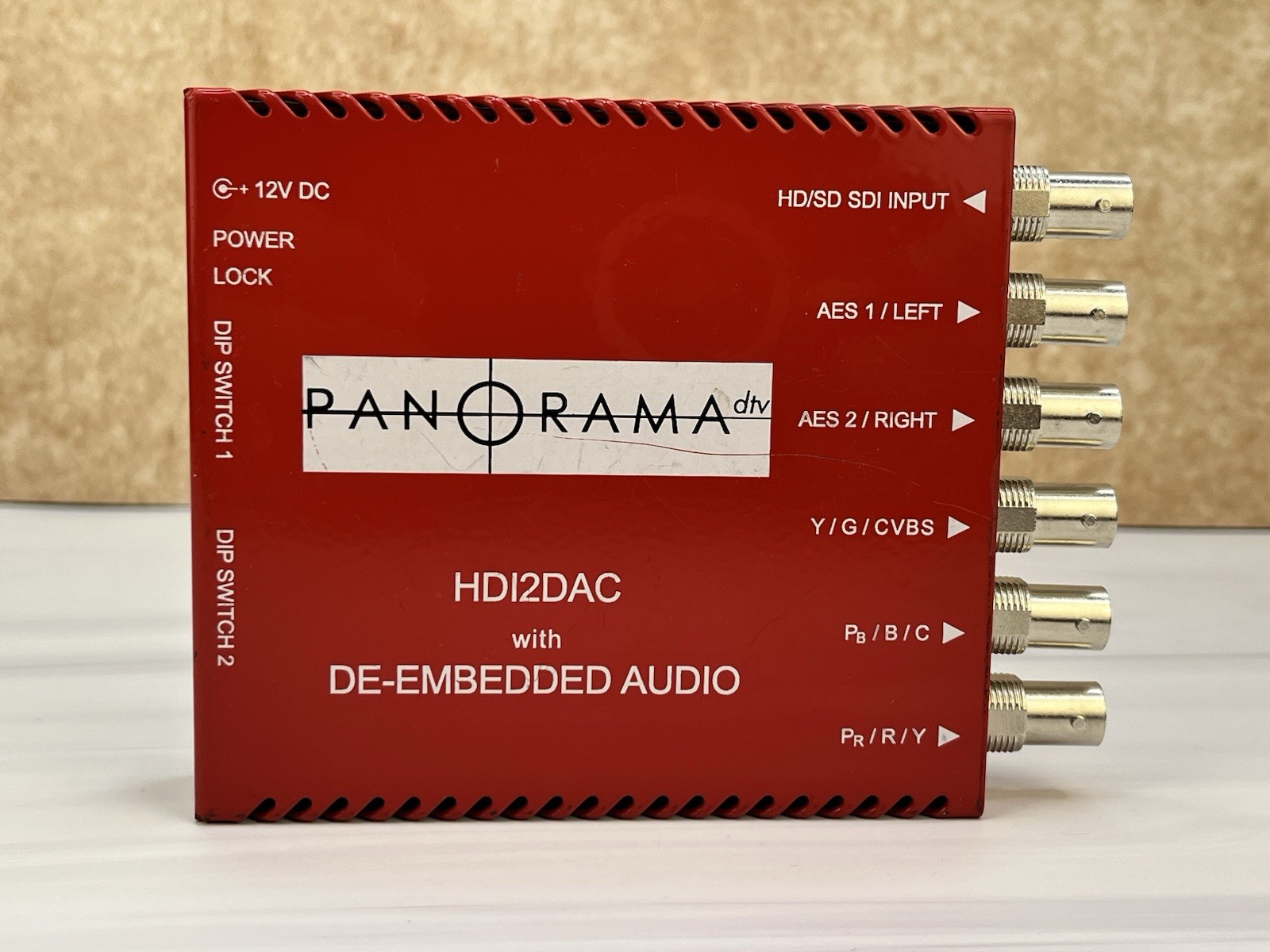 Panorama DTV SDI2DAC SD-SDI Analog Converter De-Embedded Audio