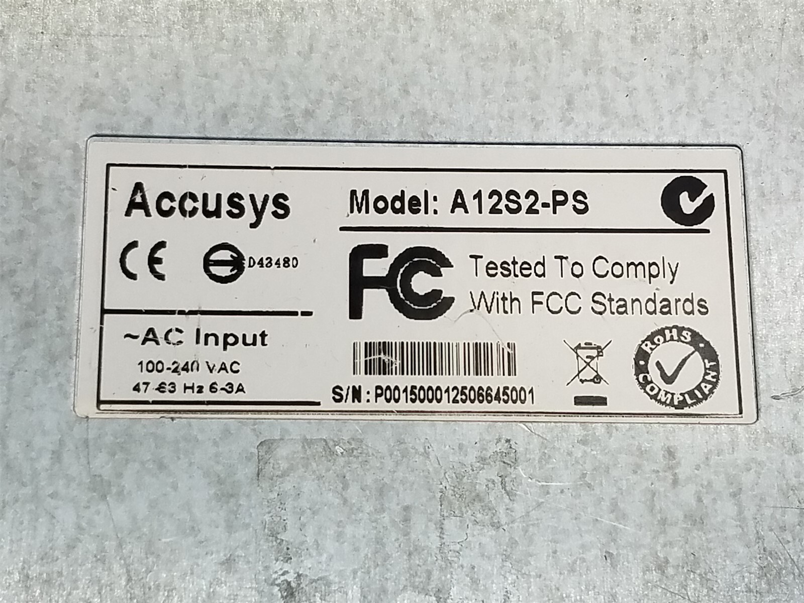 Accusys ExaSAN A12S2-PS 2U 12-Bay 6GB SAS SATA Disk Array Storage System