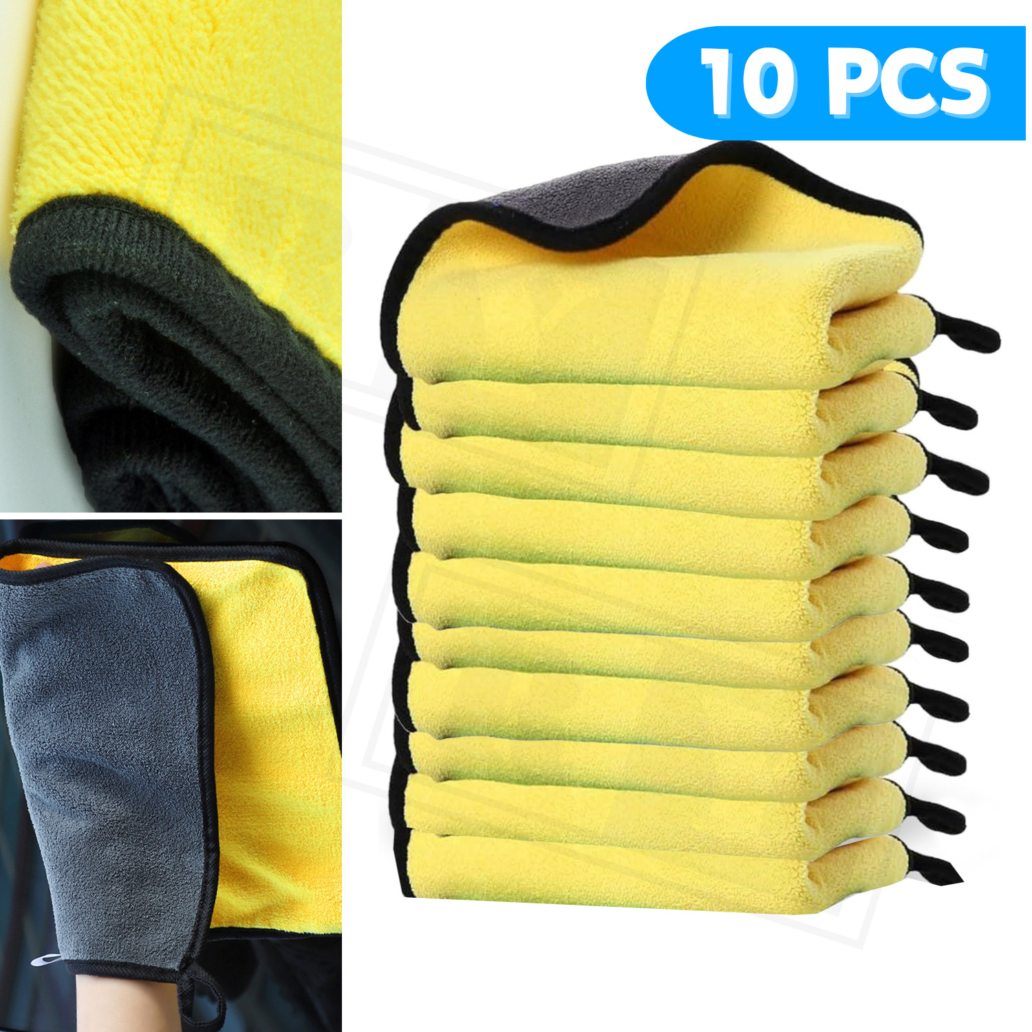 Microfiber Cleaning Cloth Car Wash Towel Drying Rag Car Polishing Detailing