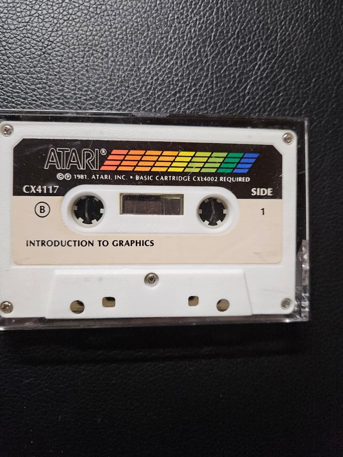 INTRODUCTION TO GRAPHICS Cassette by Atari for Atari 400