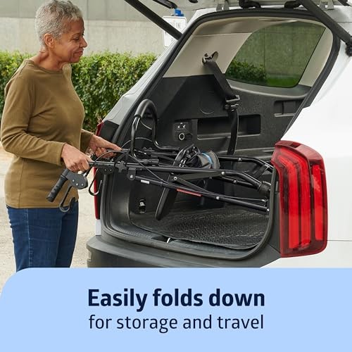 Medline Mobility Dependable Steel Rollator Walker, Black, 300 lb. Weight Capacit