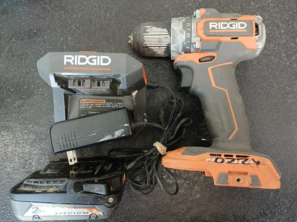 RIDGID TOOLS R8701 WITH BATTERY AND CHARGER (P11033470)