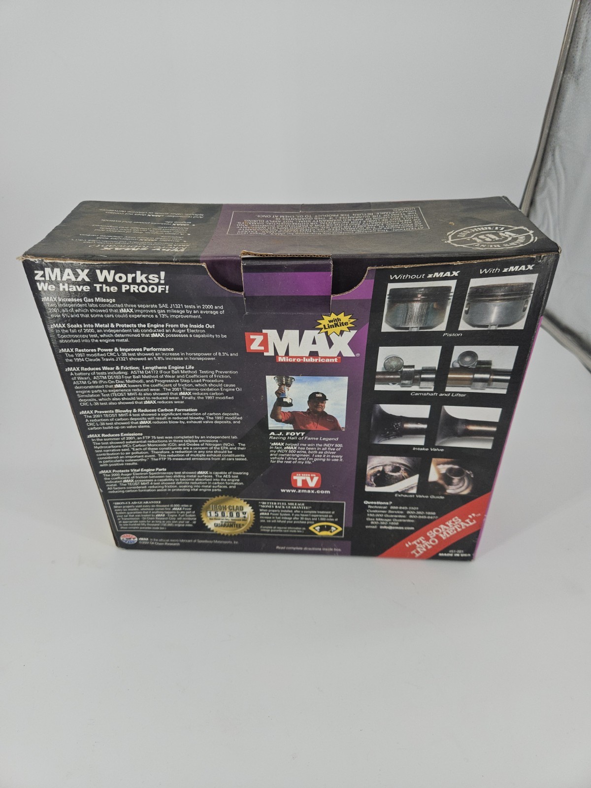 zMAX With Linkite Power System Micro Lubricant Trans Small Engine Fuel Formula