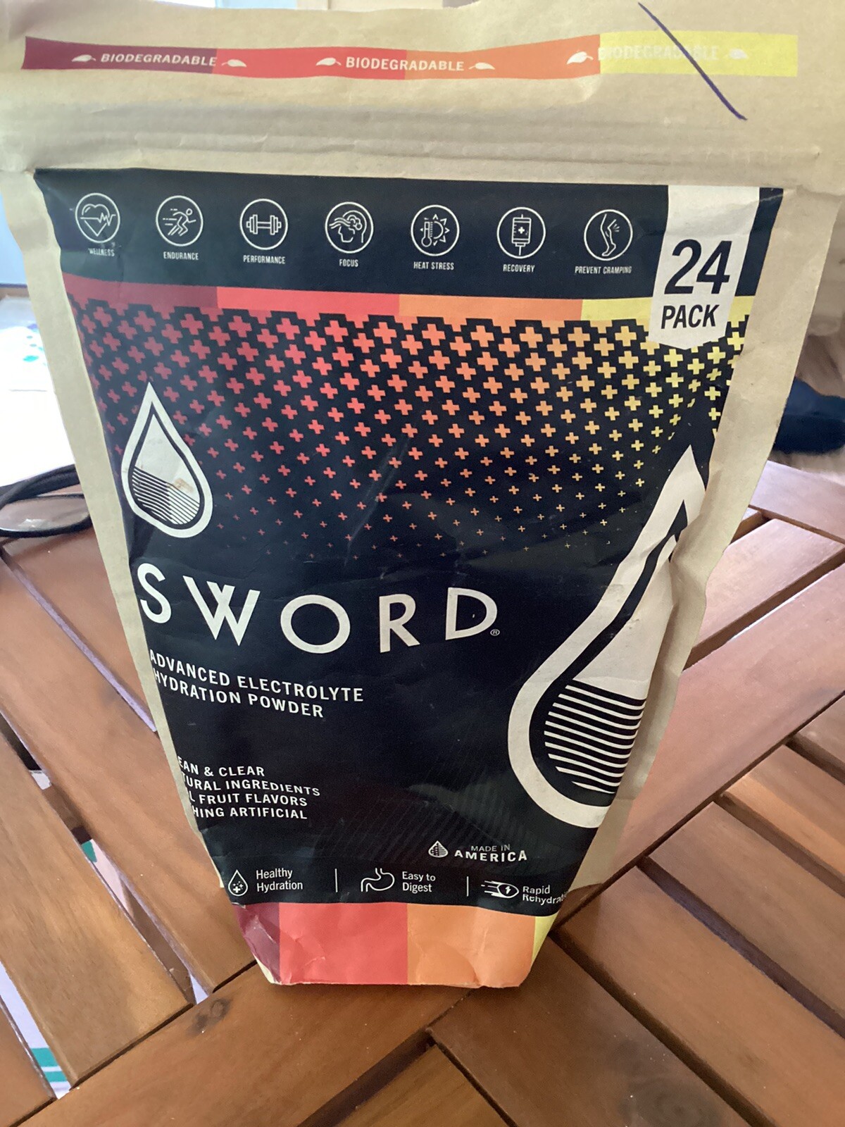 Sword ~ Advanced Electrolyte Hydration Powder ~*Berry*~ 24 Pack ~ Sealed