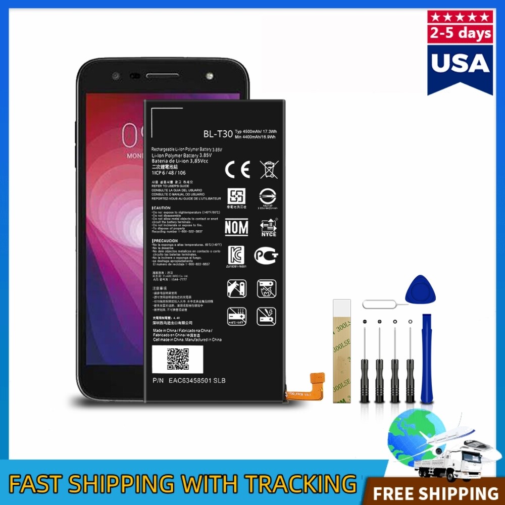 New Battery For LG X Power 2 M320F M320G M320TV / Fiesta L63BL L64VL BL-T30 2023