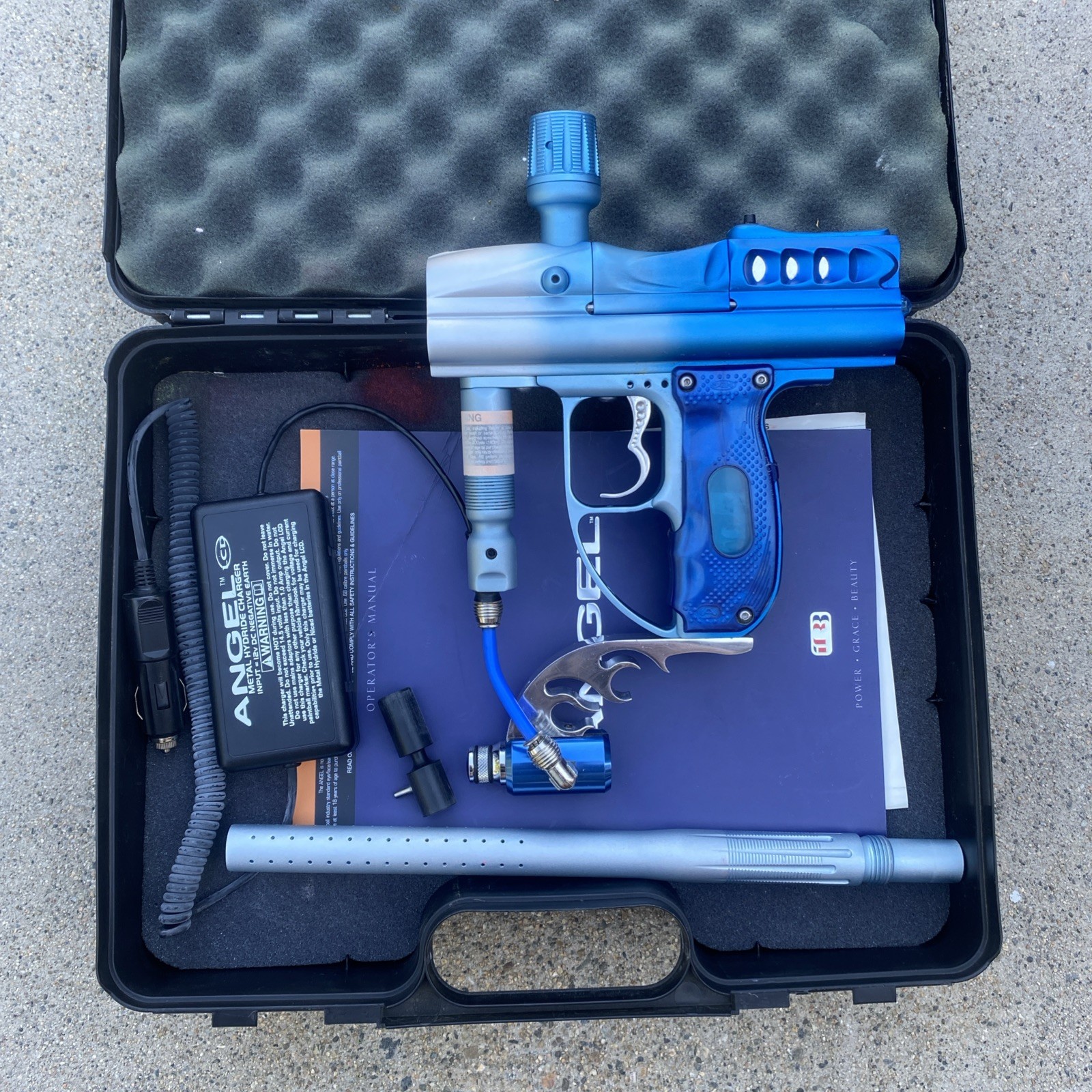 Angel C&C IR3 Electropneumatic Paintball Maker Blue