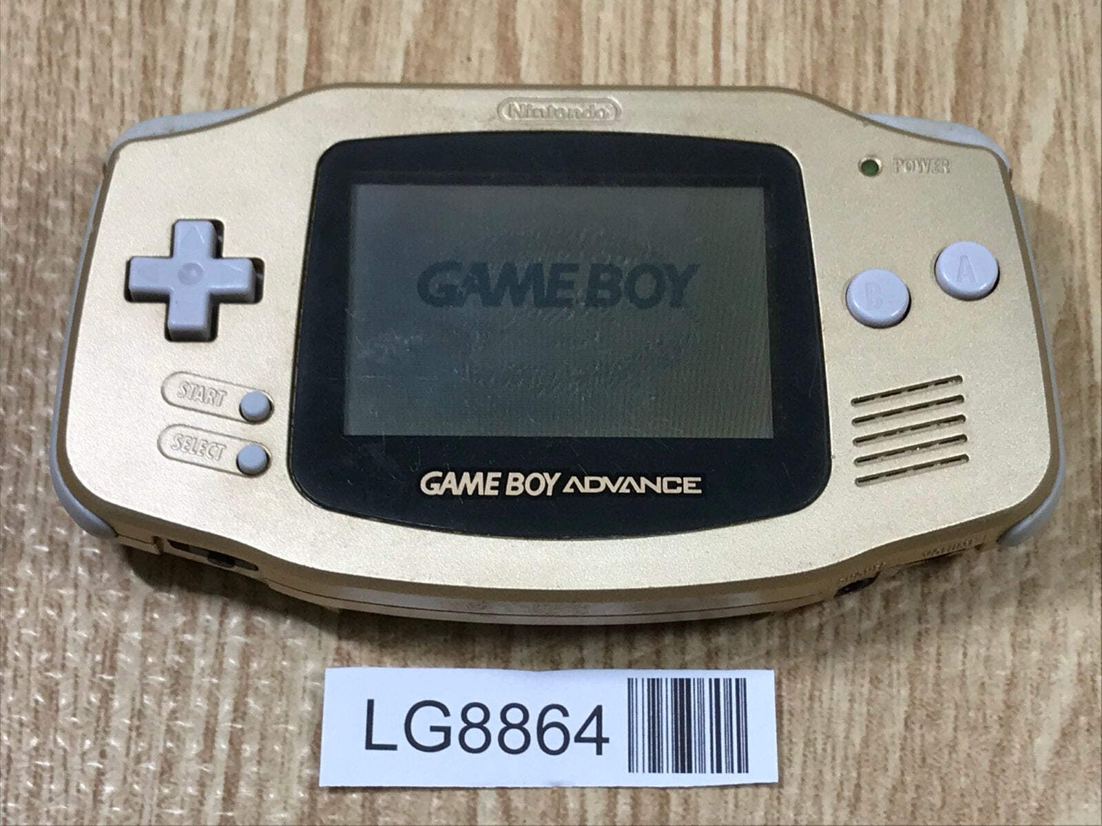 GameBoy Advance Gold Console Nintendo Japan - With Defects LG8864