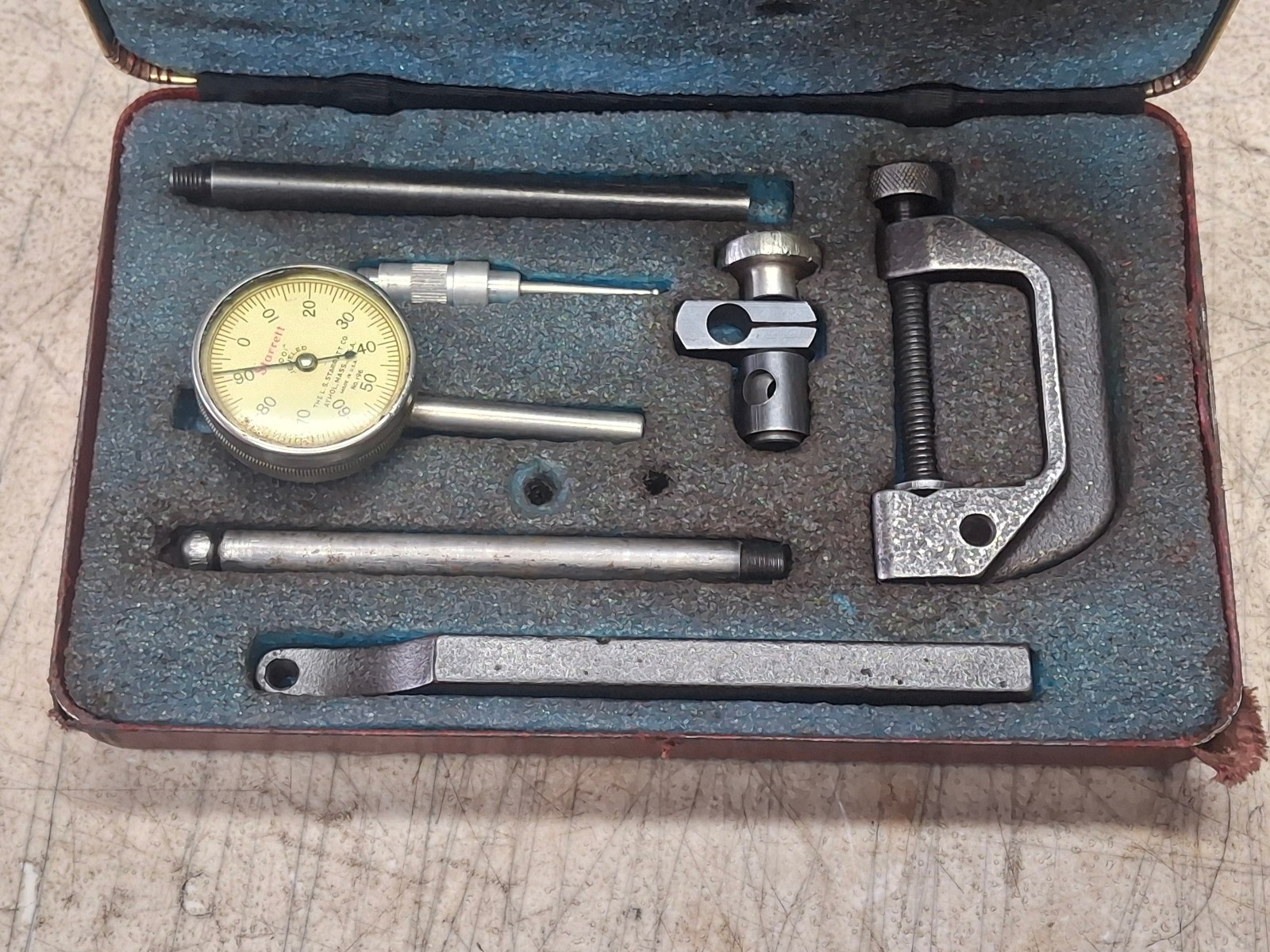 Vintage Central Tools Universal w/ Starrett Dial Test Indicator No. 196 USA
