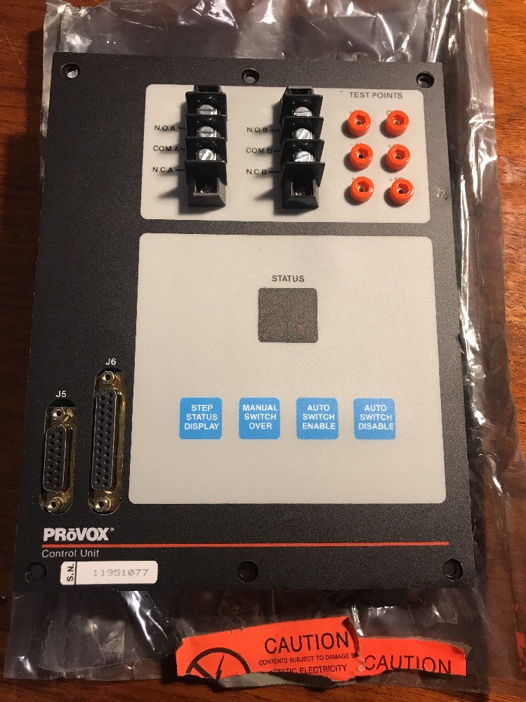 FISHER PROVOX UNIT OPERATIONS CONTROLLER DISPLAY PANEL CL6601X1-KB2